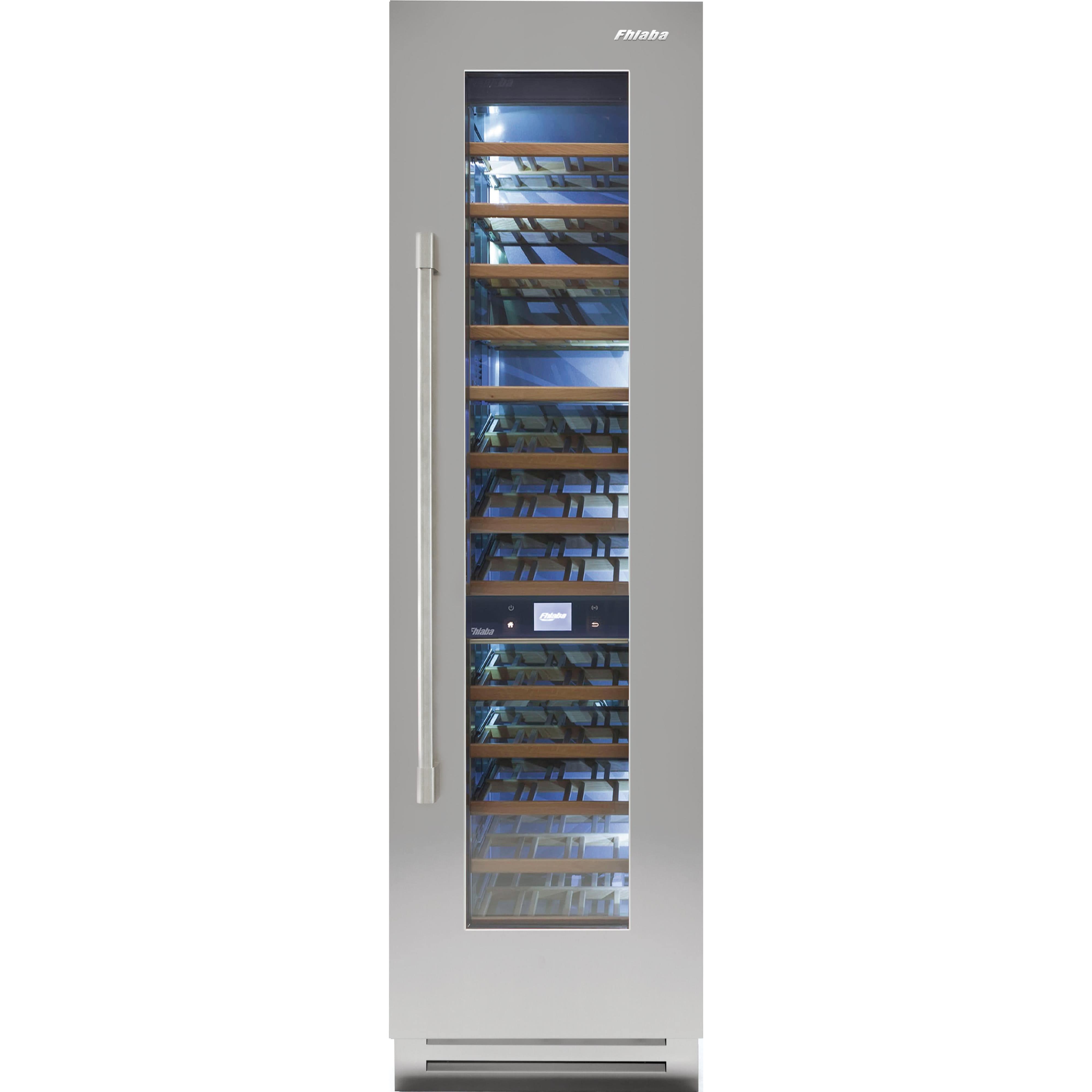 Fhiaba 78-Bottle Classic Series Wine Cellar with 2 Zones FK24WCC-RS2 I Luxury Appliances Direct