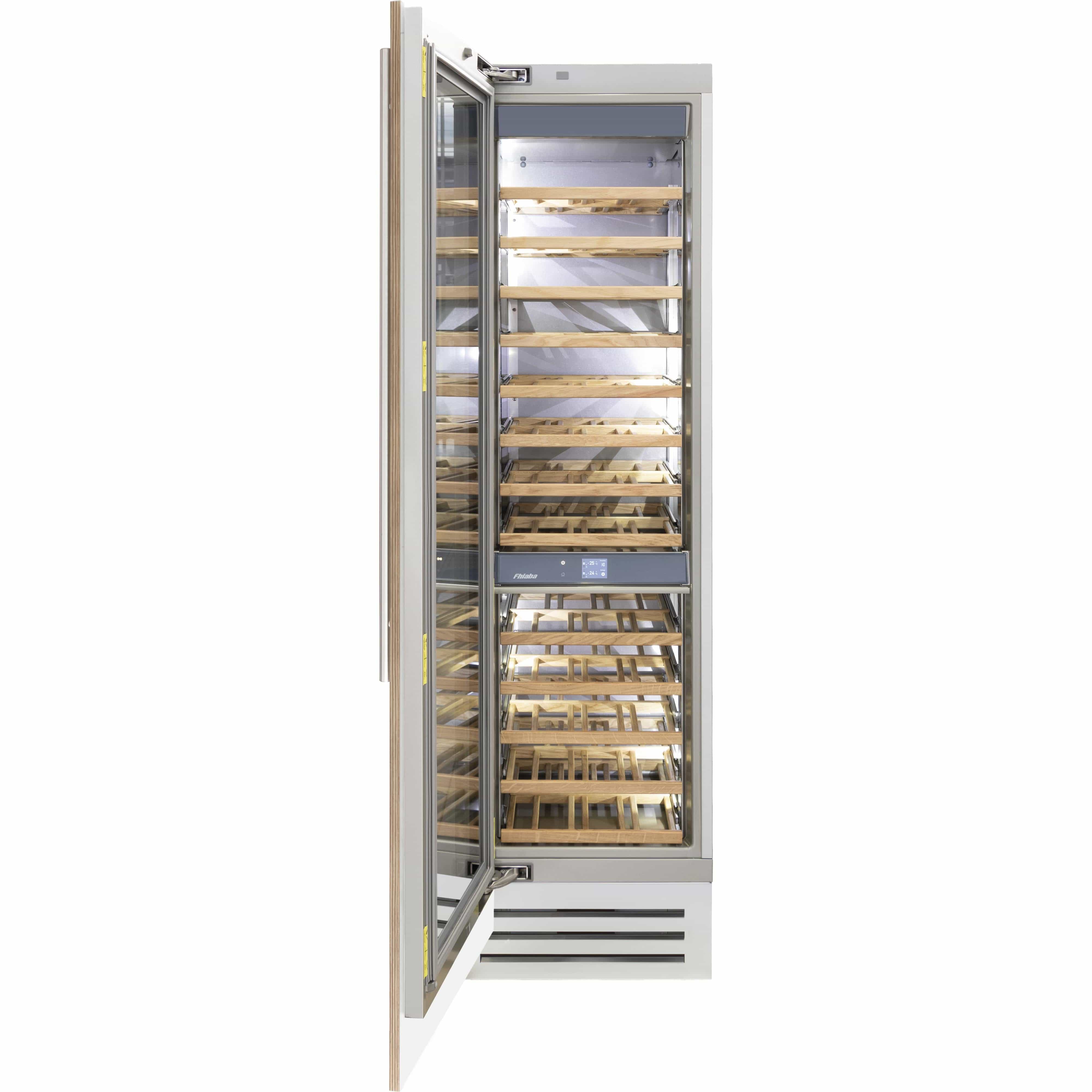 Fhiaba 78-Bottle Integrated Series Wine Cellar with Smart Touch TFT Display FI24WCC-LO2 I Luxury Appliances Direct