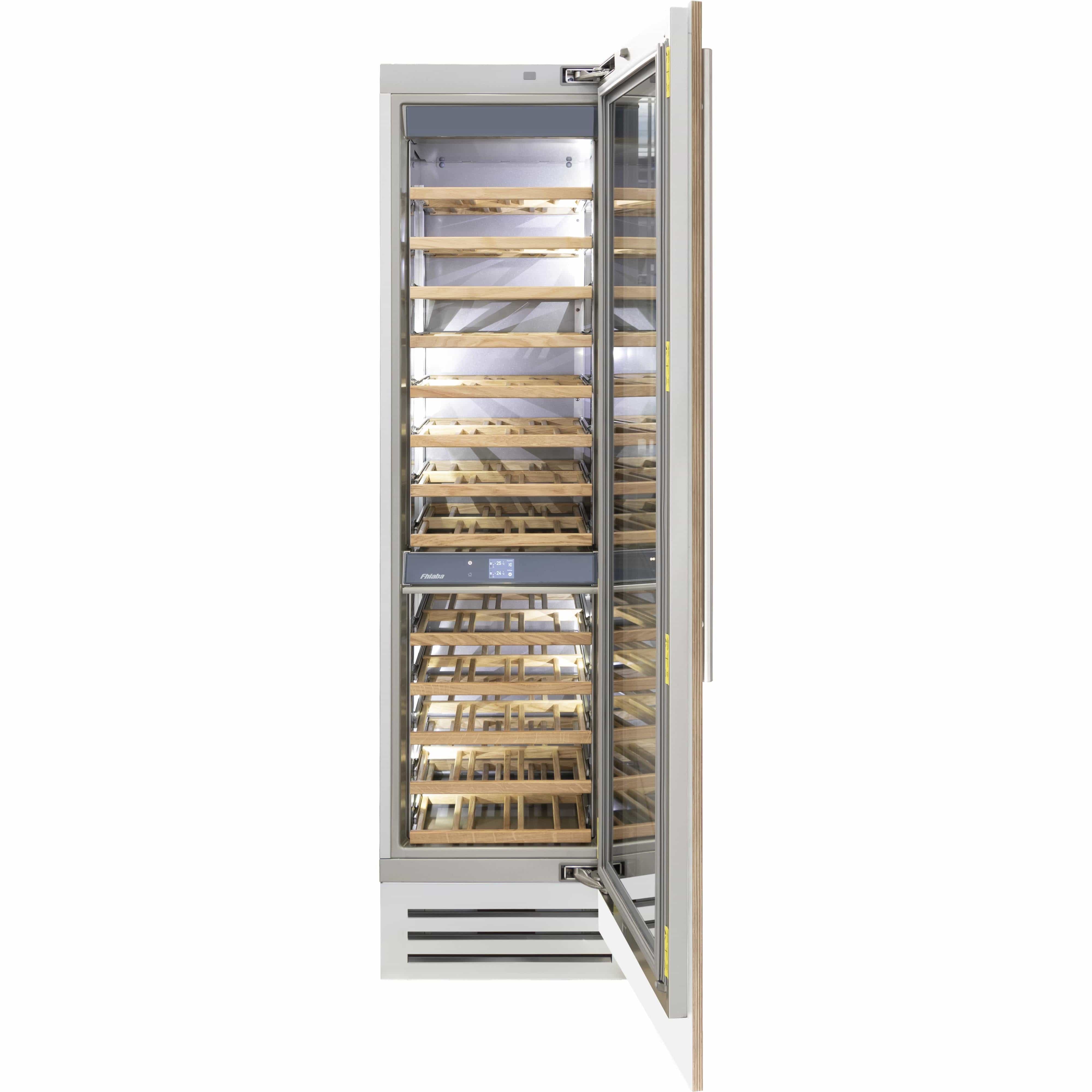 Fhiaba 78-Bottle Integrated Series Wine Cellar with Smart Touch TFT Display FI24WCC-RO2 I Luxury Appliances Direct