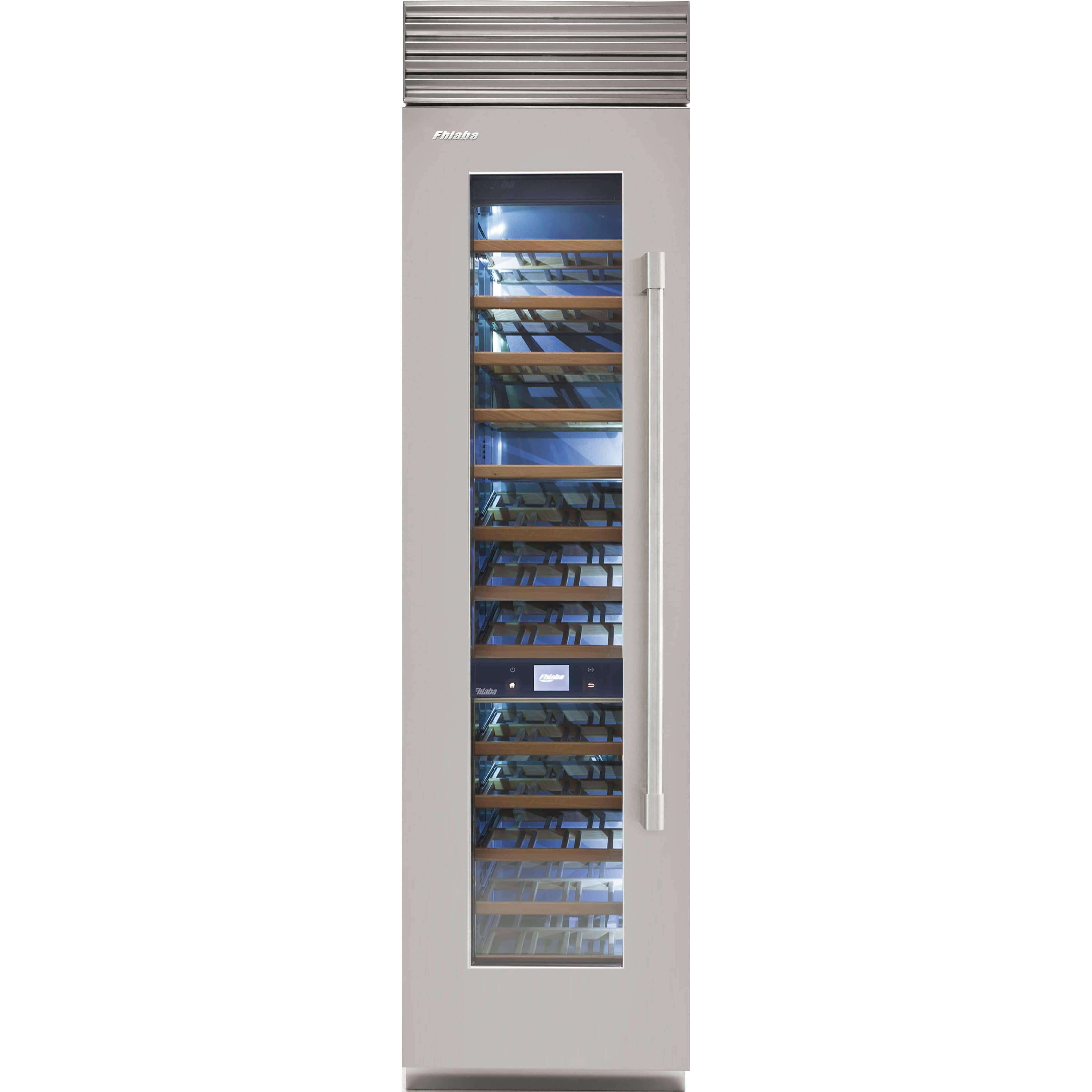 Fhiaba 78-Bottle X-Pro Series Wine Cellar with Smart Touch TFT Display FP24WCC-LS2 I Luxury Appliances Direct