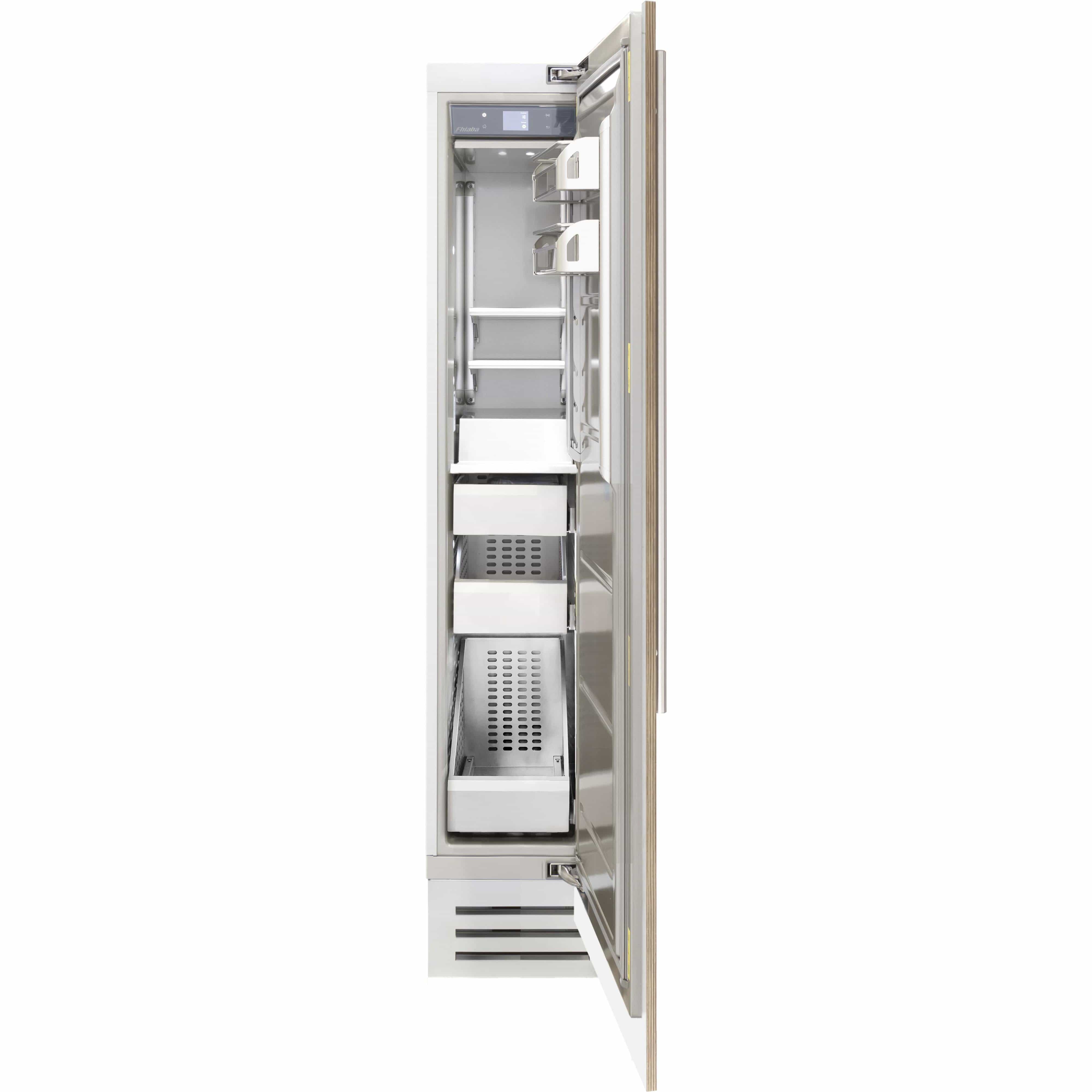 Fhiaba 7.9 cu. ft. Upright Freezer with Smart Touch TFT Display FI18FZC-RO2 I Luxury Appliances Direct