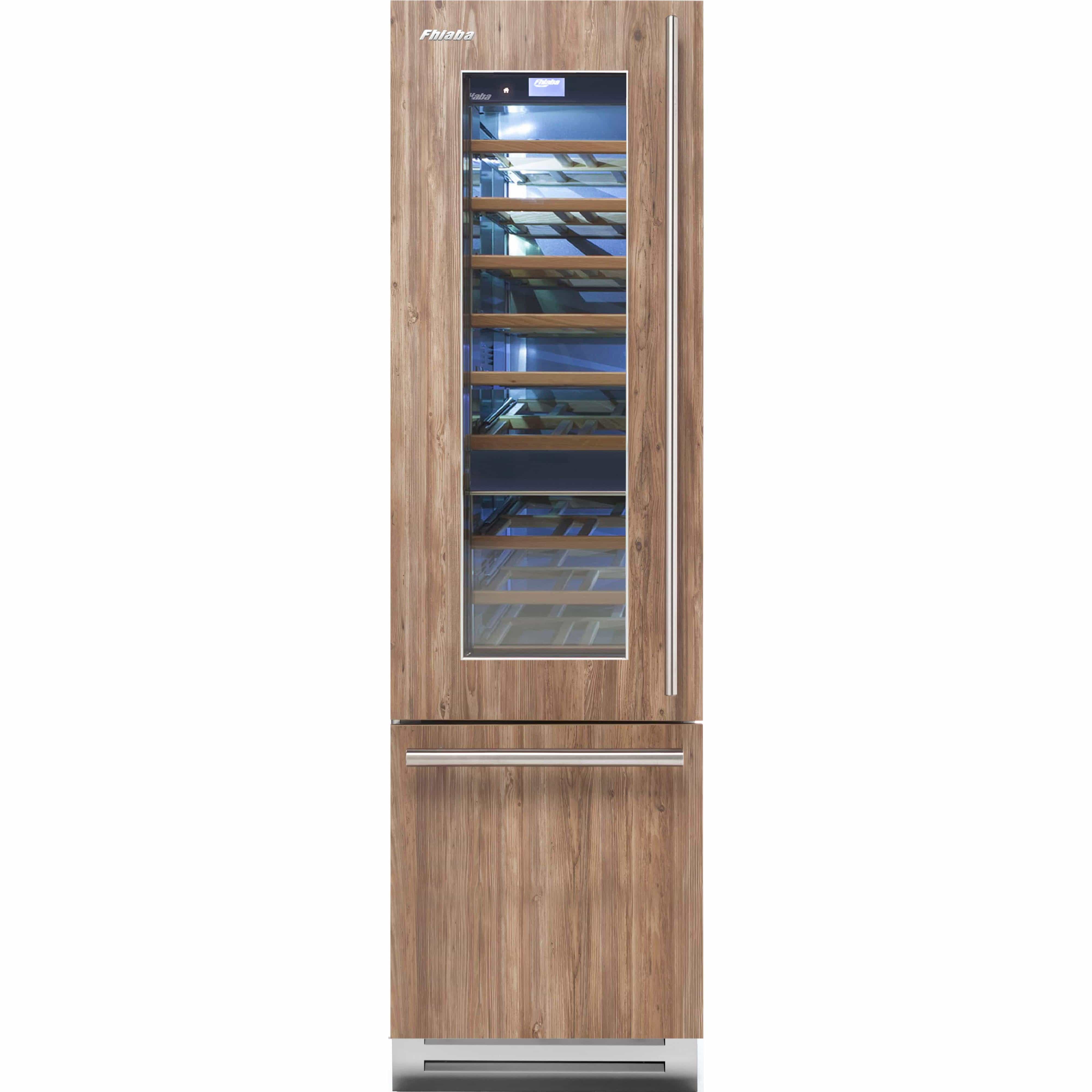 Fhiaba 8.5 cu. ft. 54-bottle Built-in Wine Cooler FI24BWR-LGO1 I Luxury Appliances Direct