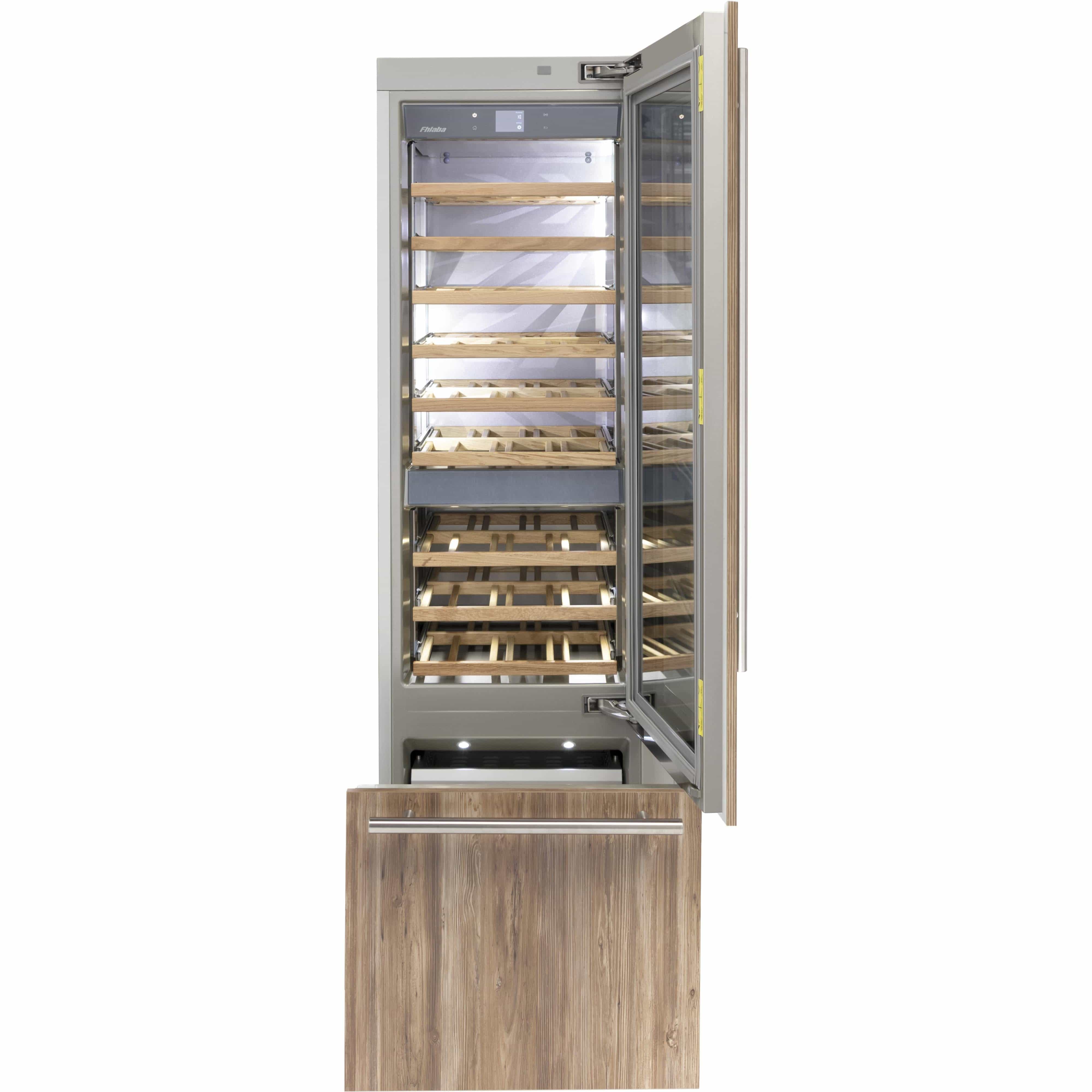 Fhiaba 8.5 cu. ft. 54-bottle Built-in Wine Cooler FI24BWR-RGO1 I Luxury Appliances Direct