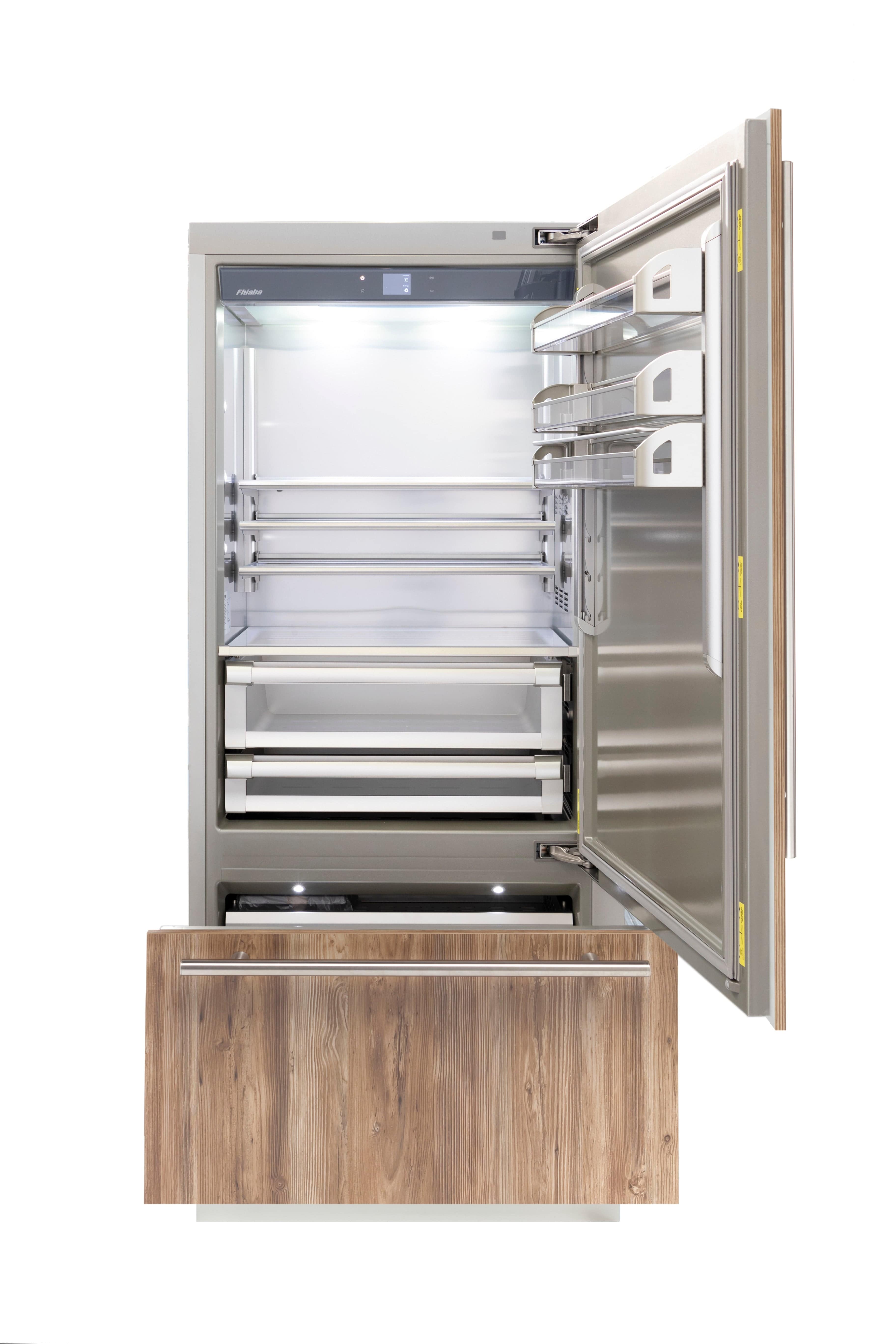 Fhiaba Integrated 36" Panel Ready, Built-in Refrigerator FI36Bi I Luxury Appliances Direct