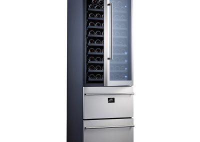 Forno 24" Azienda Dual Zone Beverage-Wine Cooler FWCDR6628-24 I Luxury Appliances Direct