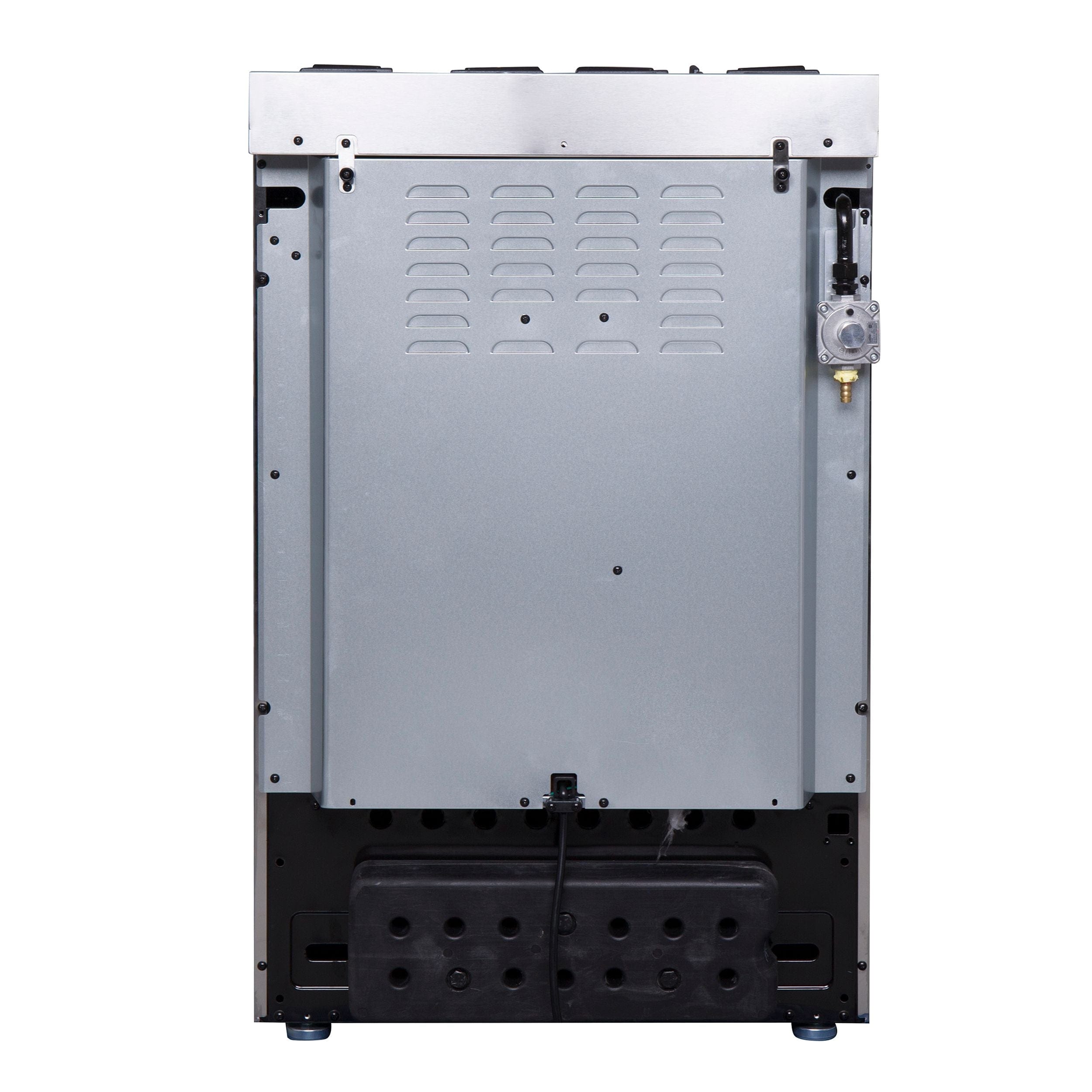 Forno Breno 24" Freestanding Gas Range With 4 Sealed Burners in Stainless Steel, FFSGS6272-24 I Luxury Appliances Direct