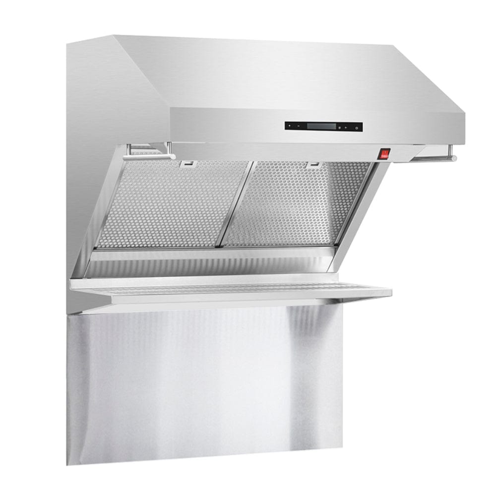 Forno Savona 30" 600 CFM Wall Mount Range Hood and Back Splash, FRHWM5029-30HB I Luxury Appliances Direct