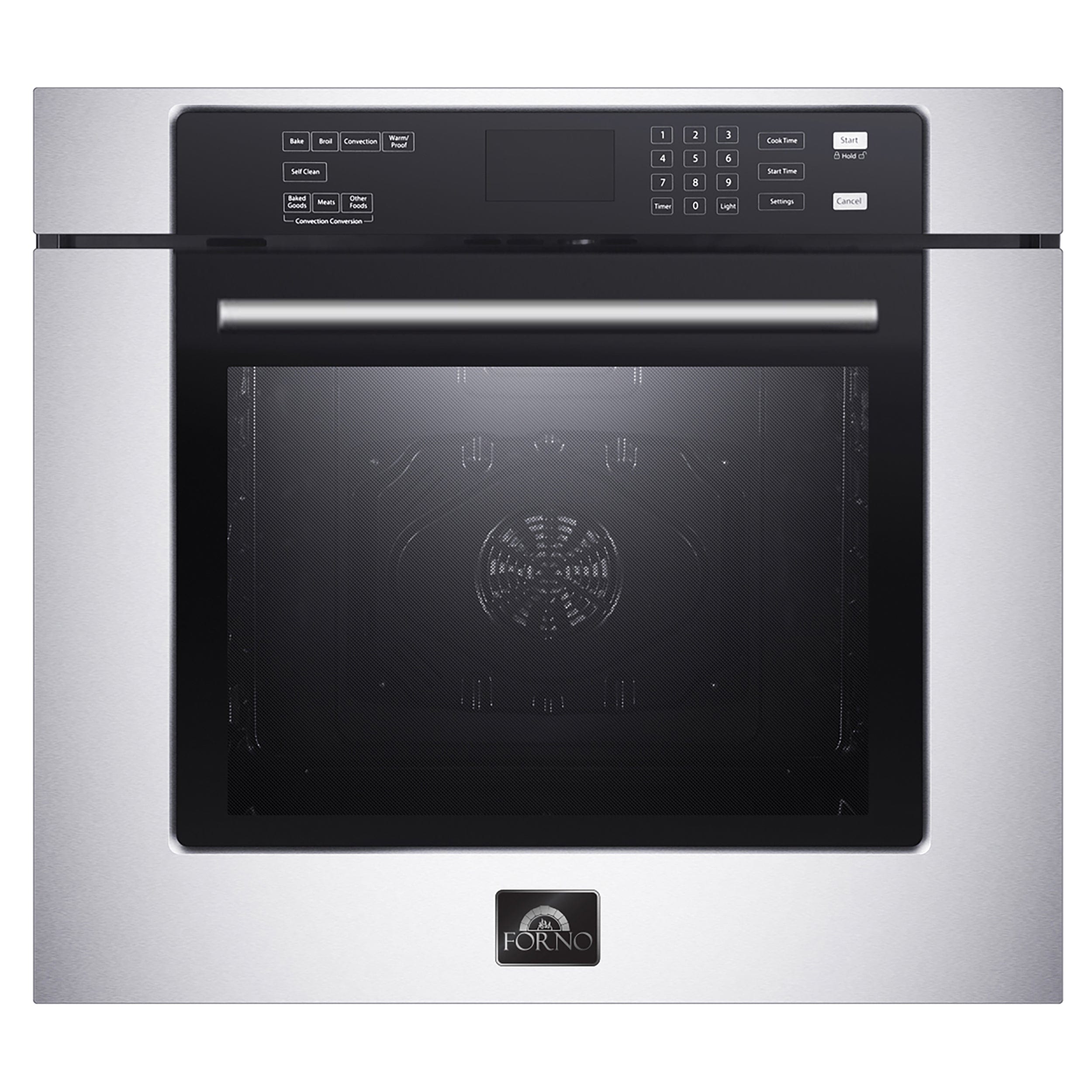 Forno 30" Built-In Single Wall Oven In Stainless Steel with Self-Clean, FBOEL1358-30 I Luxury Appliances Direct