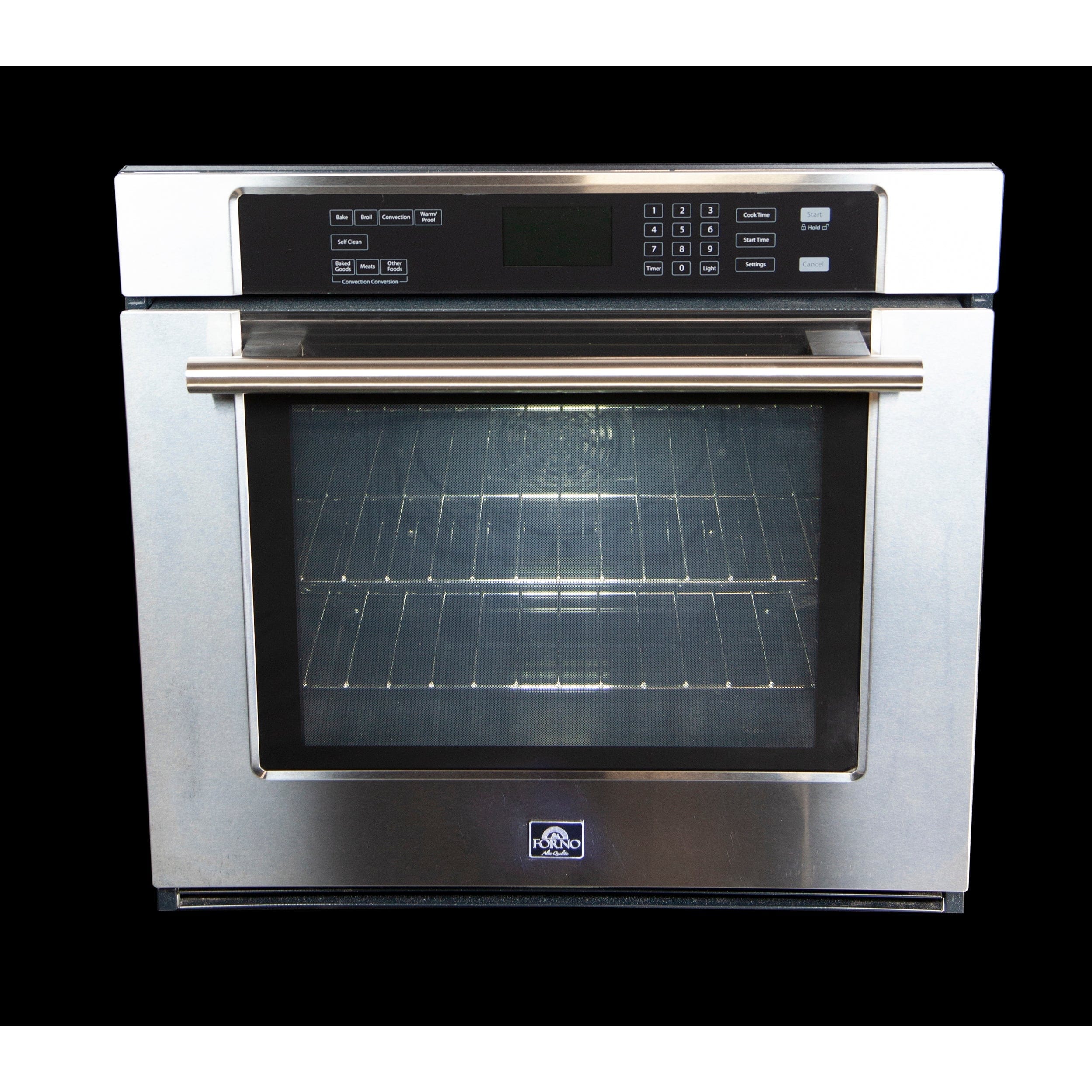 Forno 30" Built-In Single Wall Oven In Stainless Steel with Self-Clean, FBOEL1358-30 I Luxury Appliances Direct