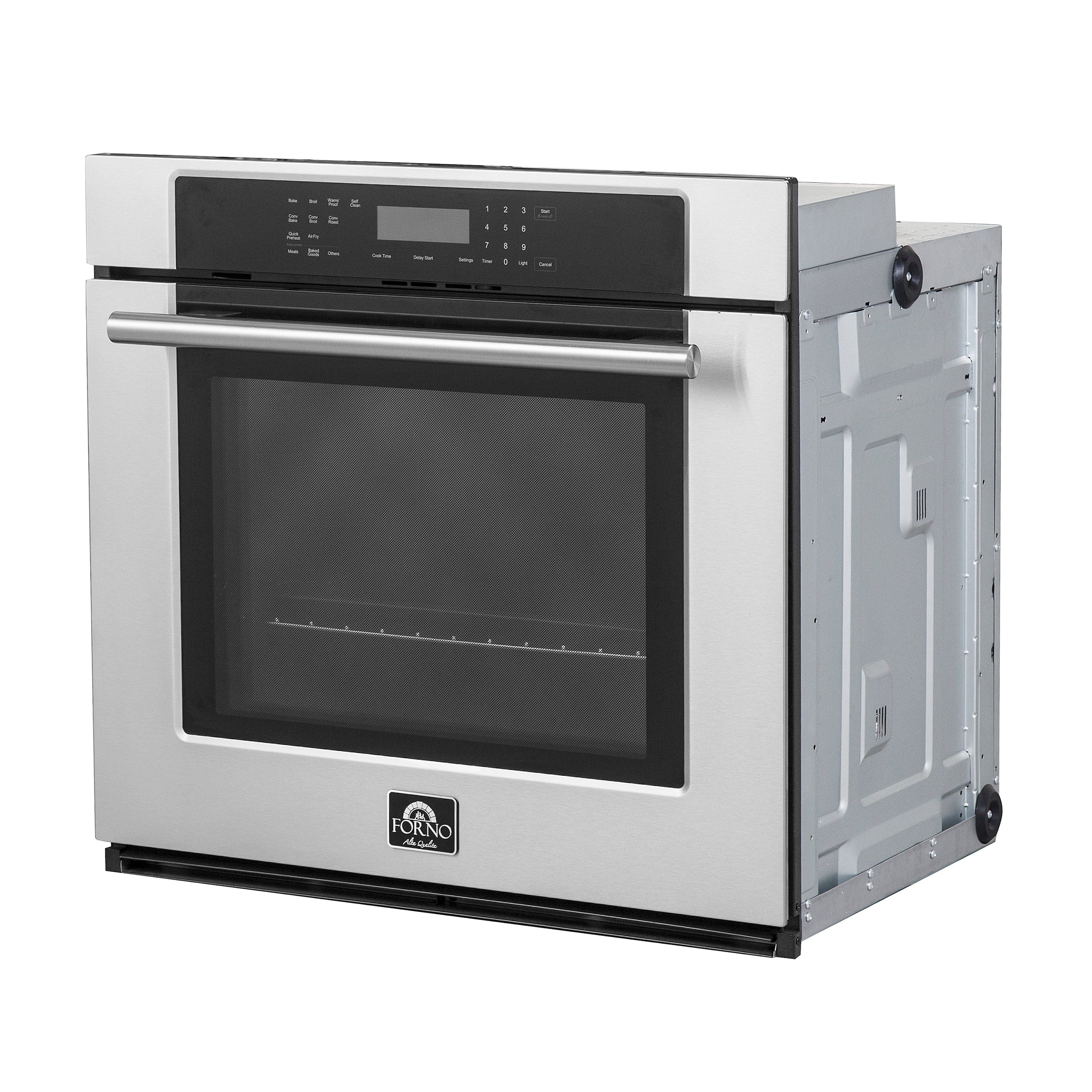 Forno 30" Built-In Single Wall Oven In Stainless Steel with Self-Clean, FBOEL1358-30 I Luxury Appliances Direct