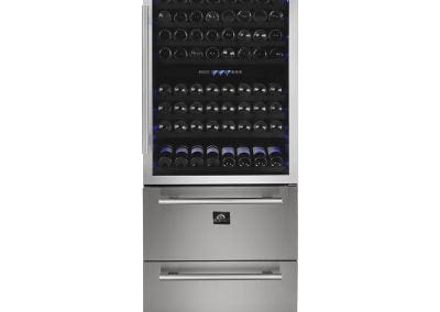 Forno 30" Capraia Triple Zone Wine and Beverage Cooler FWCDR6661-30 I Luxury Appliances Direct