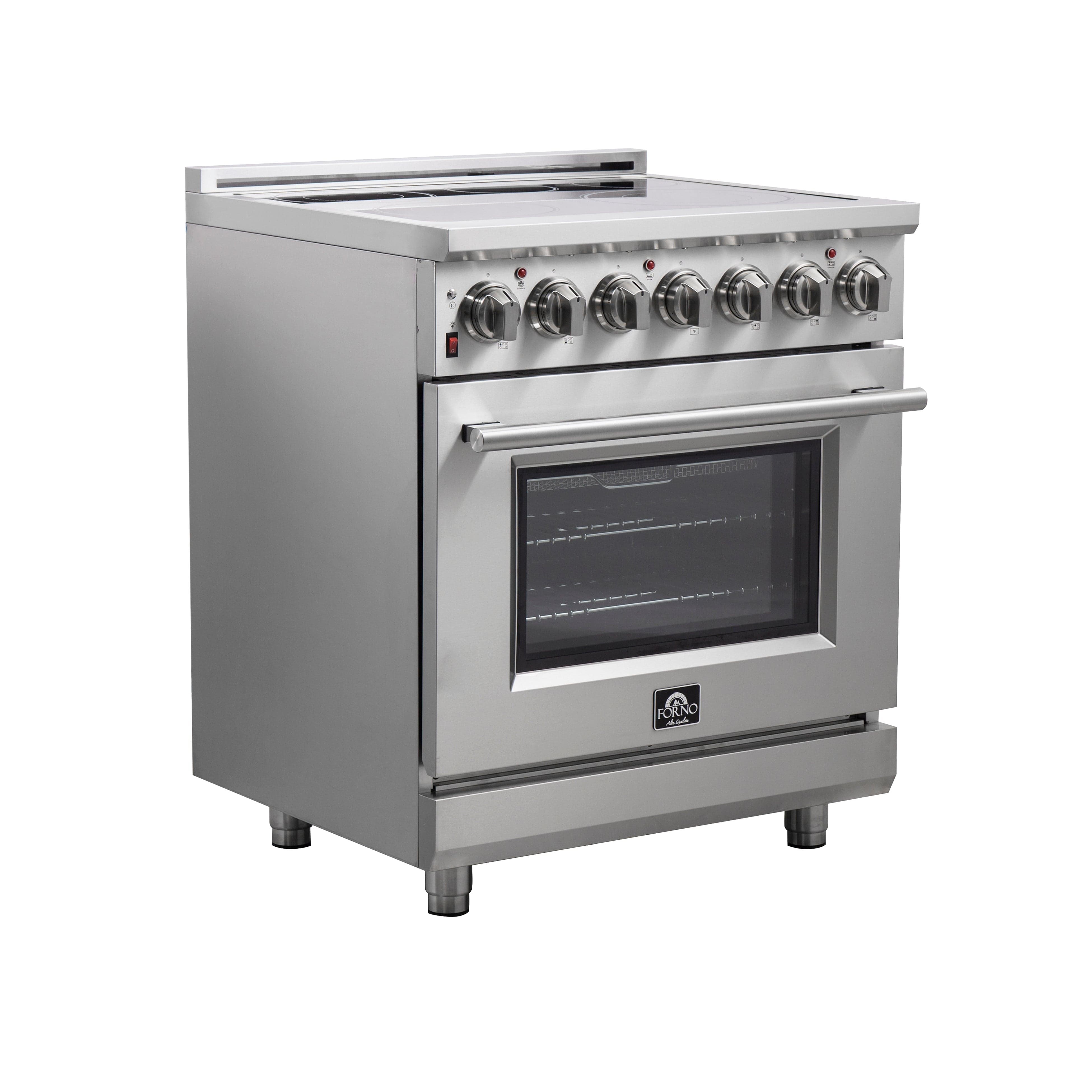 Forno Massimo 30" Freestanding Electric Range with 5 Elements, FFSEL6020-30 I Luxury Appliances Direct