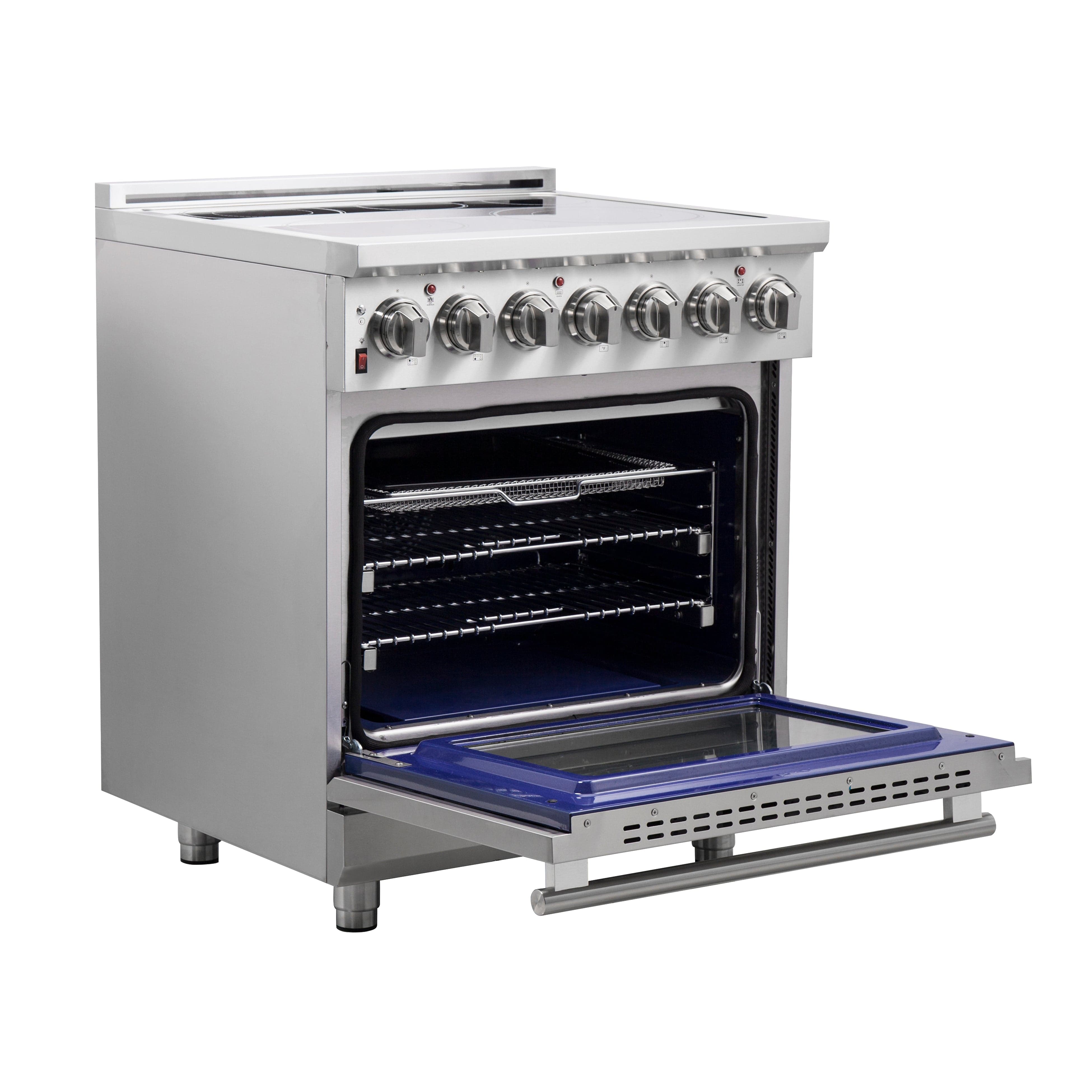 Forno Massimo 30" Freestanding Electric Range with 5 Elements, FFSEL6020-30 I Luxury Appliances Direct