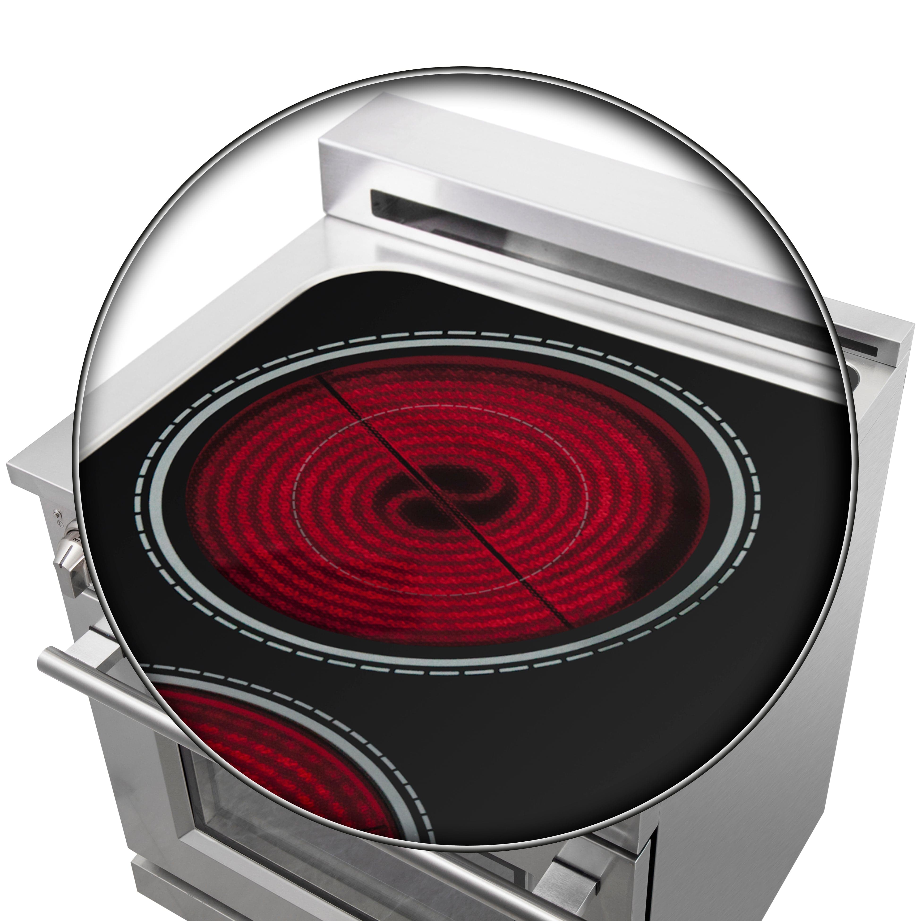 Forno Massimo 30" Freestanding Electric Range with 5 Elements, FFSEL6020-30 I Luxury Appliances Direct