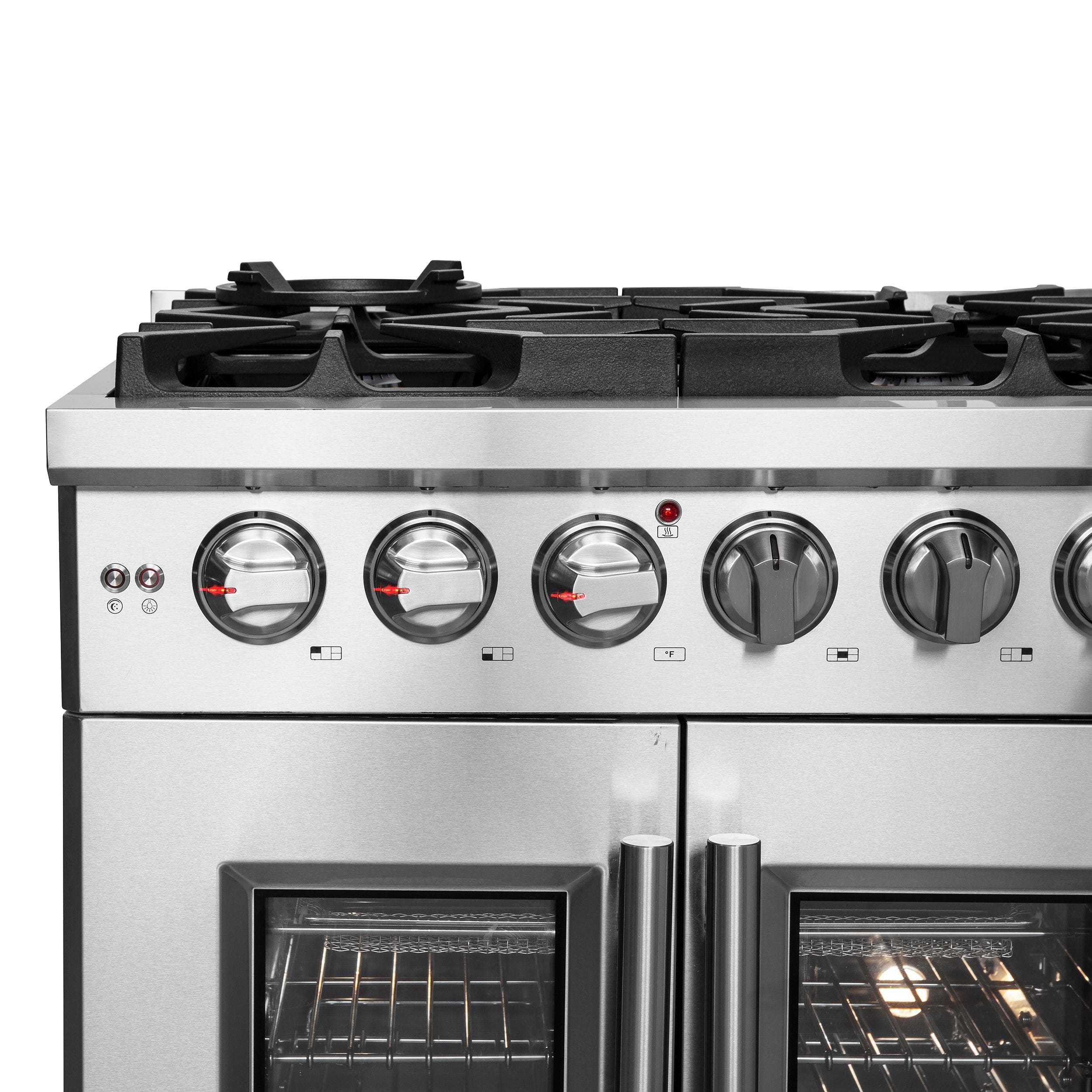 Forno Massimo 30" Freestanding French Door Gas Range with 5 Burners, FFSGS6439-30 I Luxury Appliances Direct