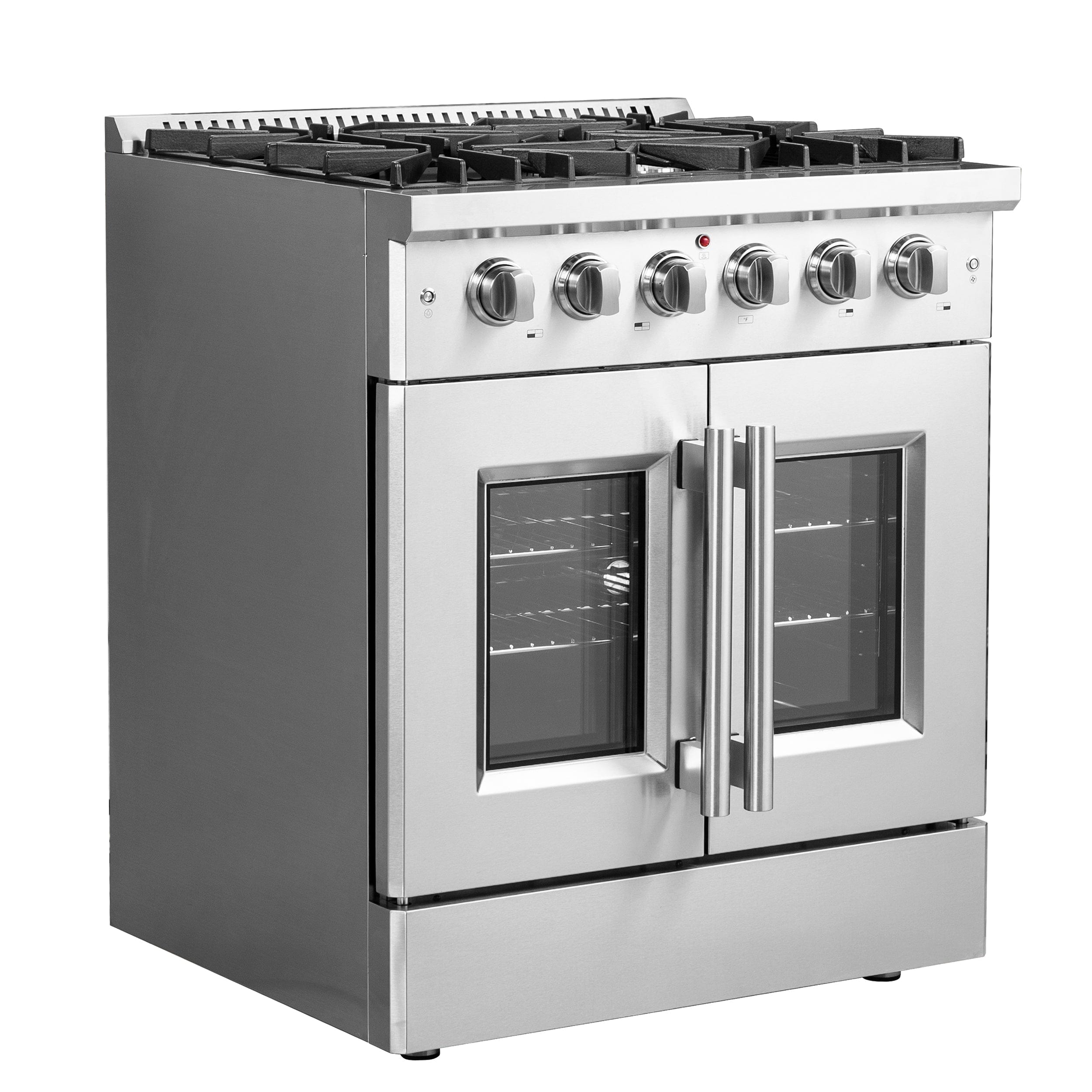 Forno 30 Inch Vittorio French Door Gas Range, FFSGS6444-30 I Luxury Appliances Direct