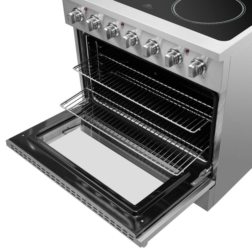 Forno Galiano 36" Freestanding Electric Range in Stainless Steel, FFSEL6083-36 I Luxury Appliances Direct