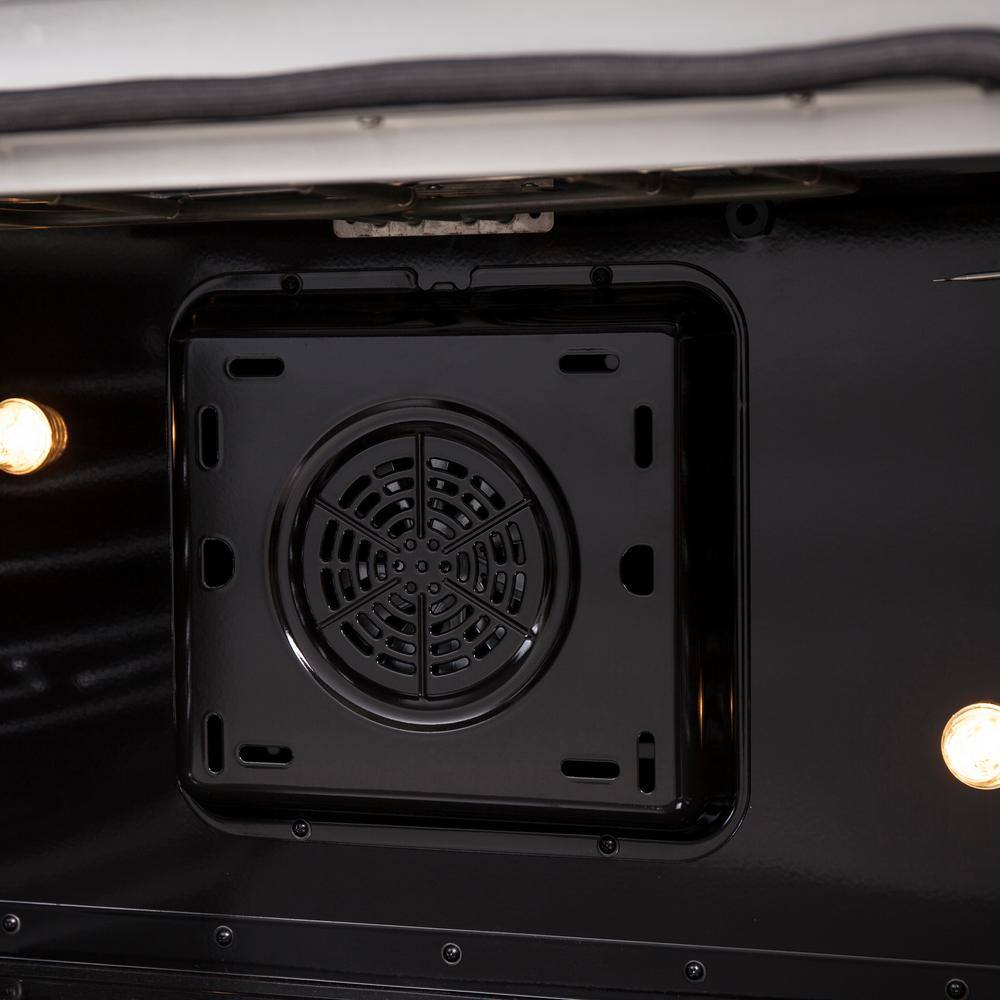 Forno Galiano 36" Freestanding Electric Range With French Door in Stainless Steel, FFSEL6917-36 I Luxury Appliances Direct