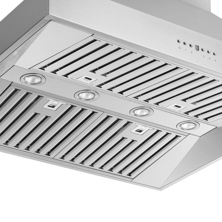Forno Coppito 36" Island Range Hood in Stainless Steel, FRHIS5129-36 I Luxury Appliances Direct