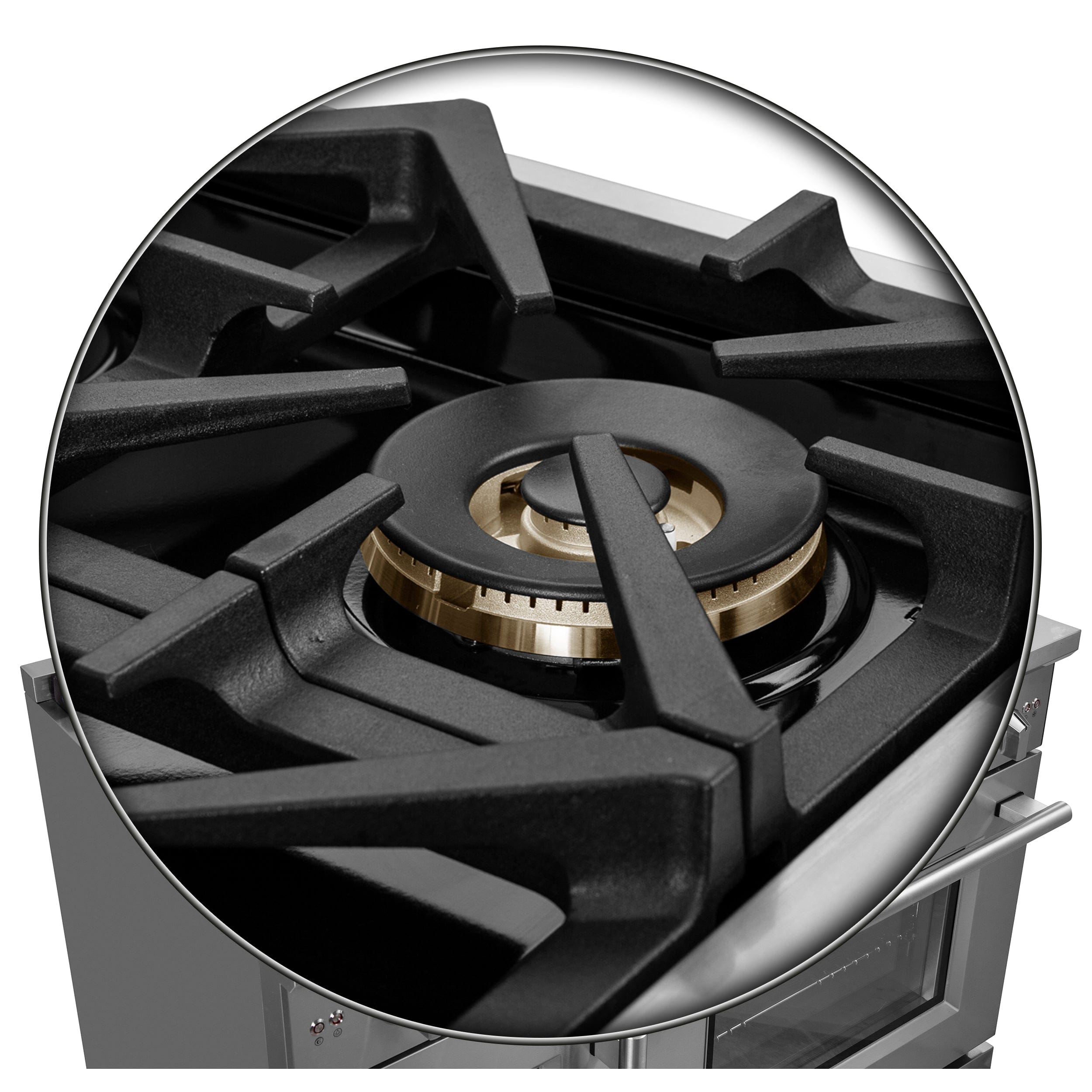 Forno Capriasca 48" Professional Gas Range With French Door And 8 Sealed Burners, FFSGS6460-48 I Luxury Appliances Direct