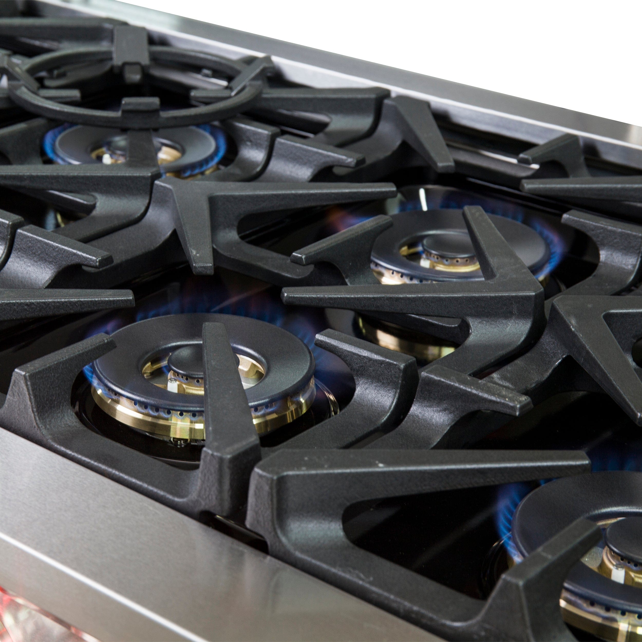 Forno 60 Inch Titanium Pro Series Capriasca Freestanding Dual Fuel Range, FFSGS6187-60 I Luxury Appliances Direct