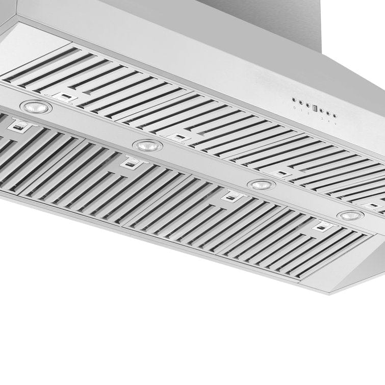 Forno Coppito 60" Island Range Hood in Stainless Steel, FRHIS5129-60 I Luxury Appliances Direct