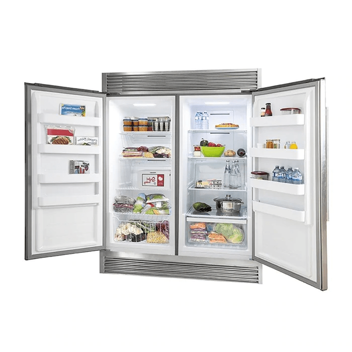 Forno Appliance Package - 30" Gas Range, 60" Refrigerator, Dishwasher, Microwave Drawer, AP-FFSGS6276-30-W-7 I Luxury Appliances Direct