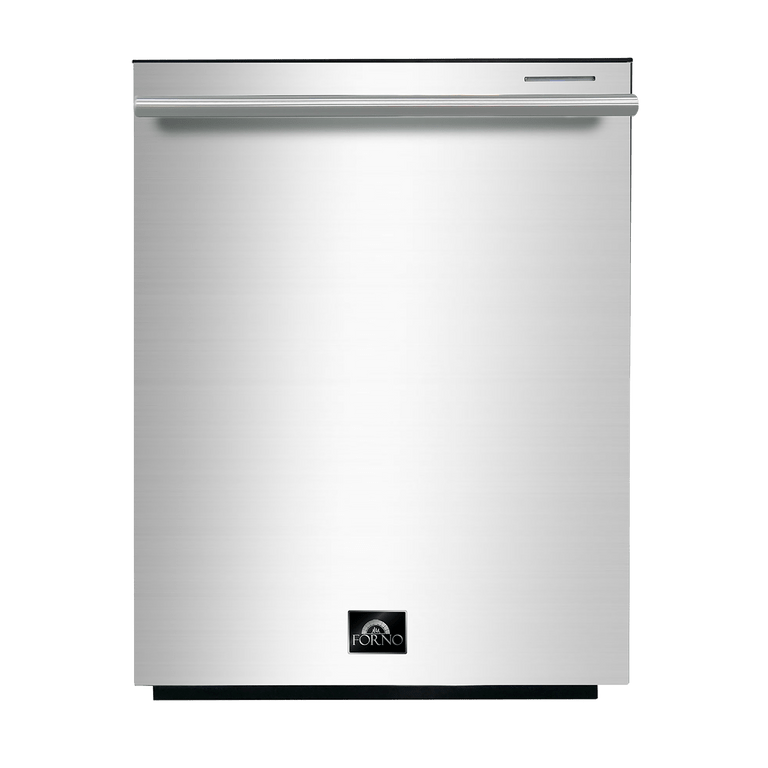 Forno Appliance Package - 30" Gas Range, 60" Refrigerator, Dishwasher, Microwave Drawer, AP-FFSGS6276-30-W-7 I Luxury Appliances Direct