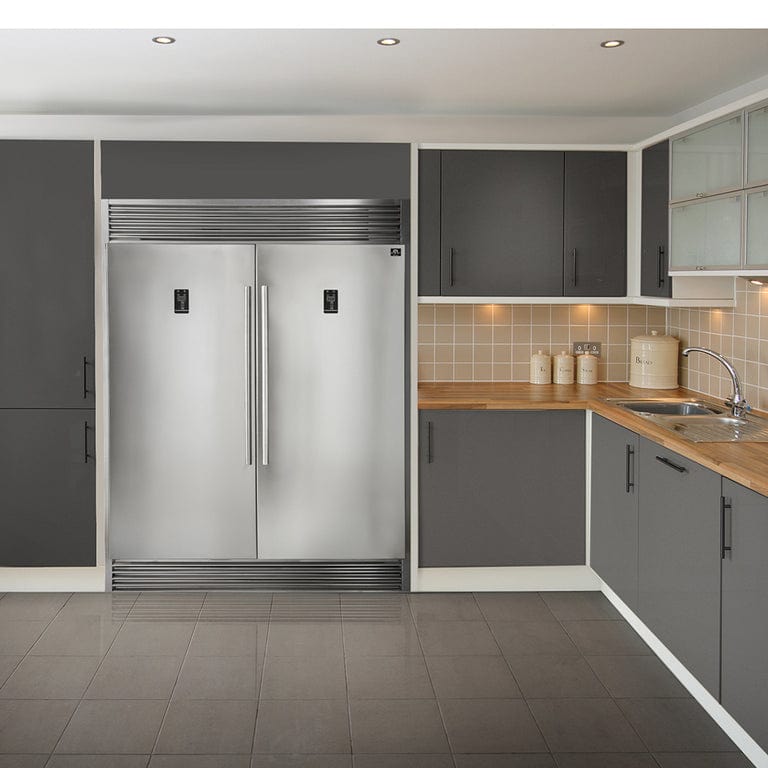 Forno Appliance Package - 30" Gas Range, Dishwasher, 60" Refrigerator, AP-FFSGS6276-30-W-5 I Luxury Appliances Direct