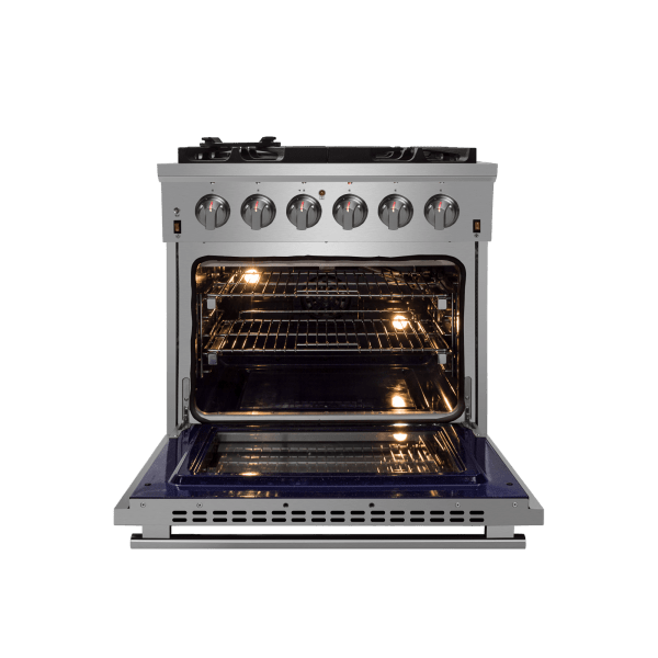 Forno Appliance Package - 30 Inch Gas Range, Dishwasher, Refrigerator, AP-FFSGS6239-30-5 I Luxury Appliances Direct