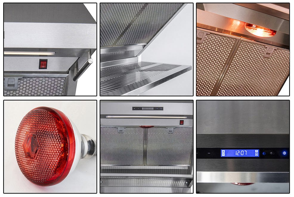 Forno Appliance Package - 30 Inch Gas Range, Wall Mount Range Hood, Microwave Drawer, AP-FFSGS6239-30-3 I Luxury Appliances Direct