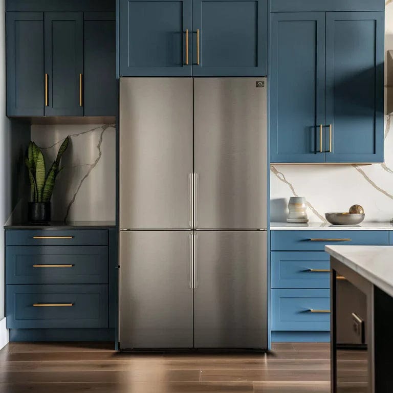 Forno Appliance Package - 48" Gas Range, 48" Range Hood, Dishwasher, 48" Refrigerator, Microwave Drawer, AP-FFSGS6244-48-13 I Luxury Appliances Direct