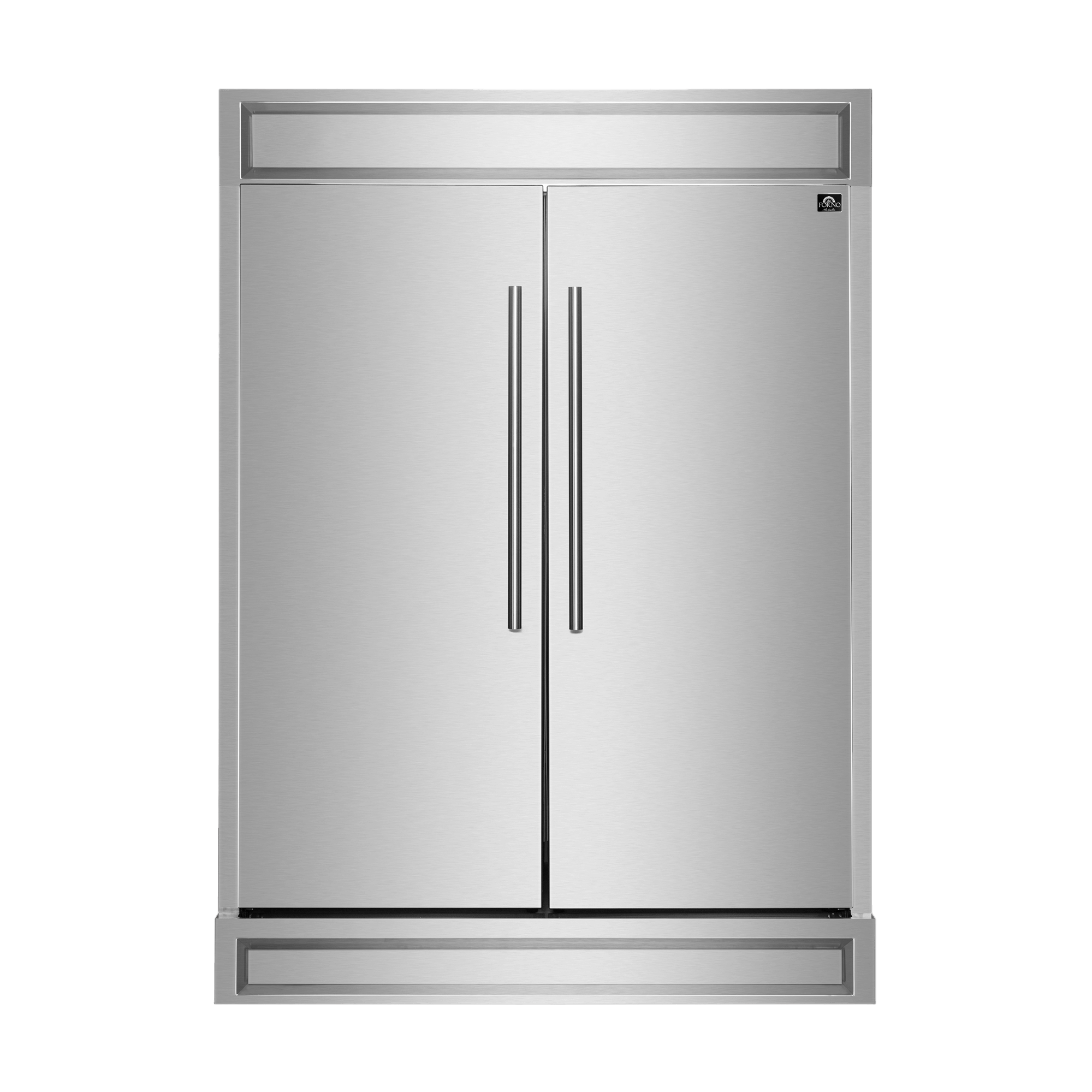 Forno Appliance Package - 48" Gas Range, 60" Refrigerator, Microwave Drawer, Dishwasher, AP-FFSGS6244-48-26 I Luxury Appliances Direct