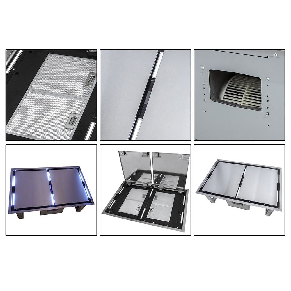 Forno Arezzo 44-Inch 1200CFM Range Hood, FRHRE5312-44 I Luxury Appliances Direct