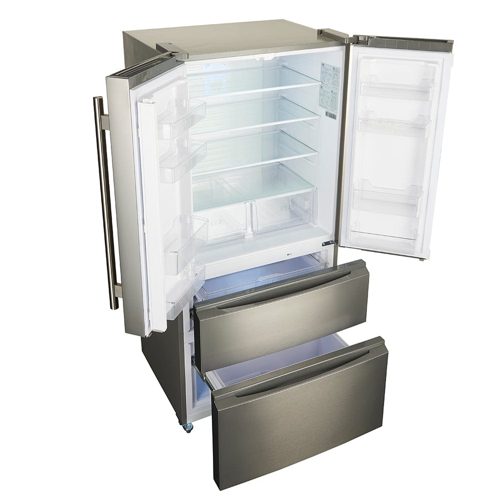Forno Bovino 33" French Door Refrigerator FFFFD1907-33SB I Luxury Appliances Direct