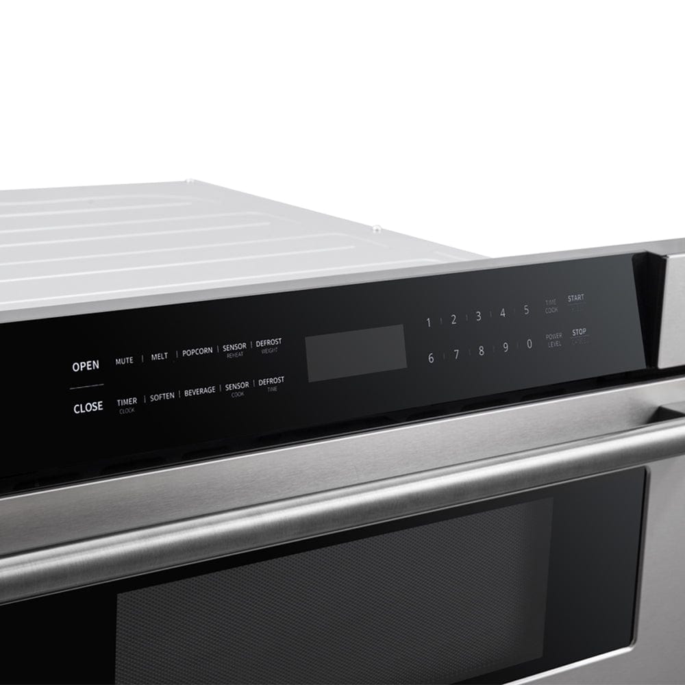 Forno Capoliveri 30-Inch 1.2 Cu.ft Microwave Drawer in Stainless Steel FMWDR3000-30 I Luxury Appliances Direct