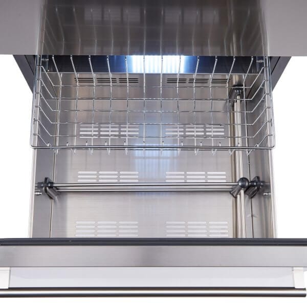 Forno Capraia 24" Dual Zone Wine-Beverage Cooler FWCDR6628-24S I Luxury Appliances Direct