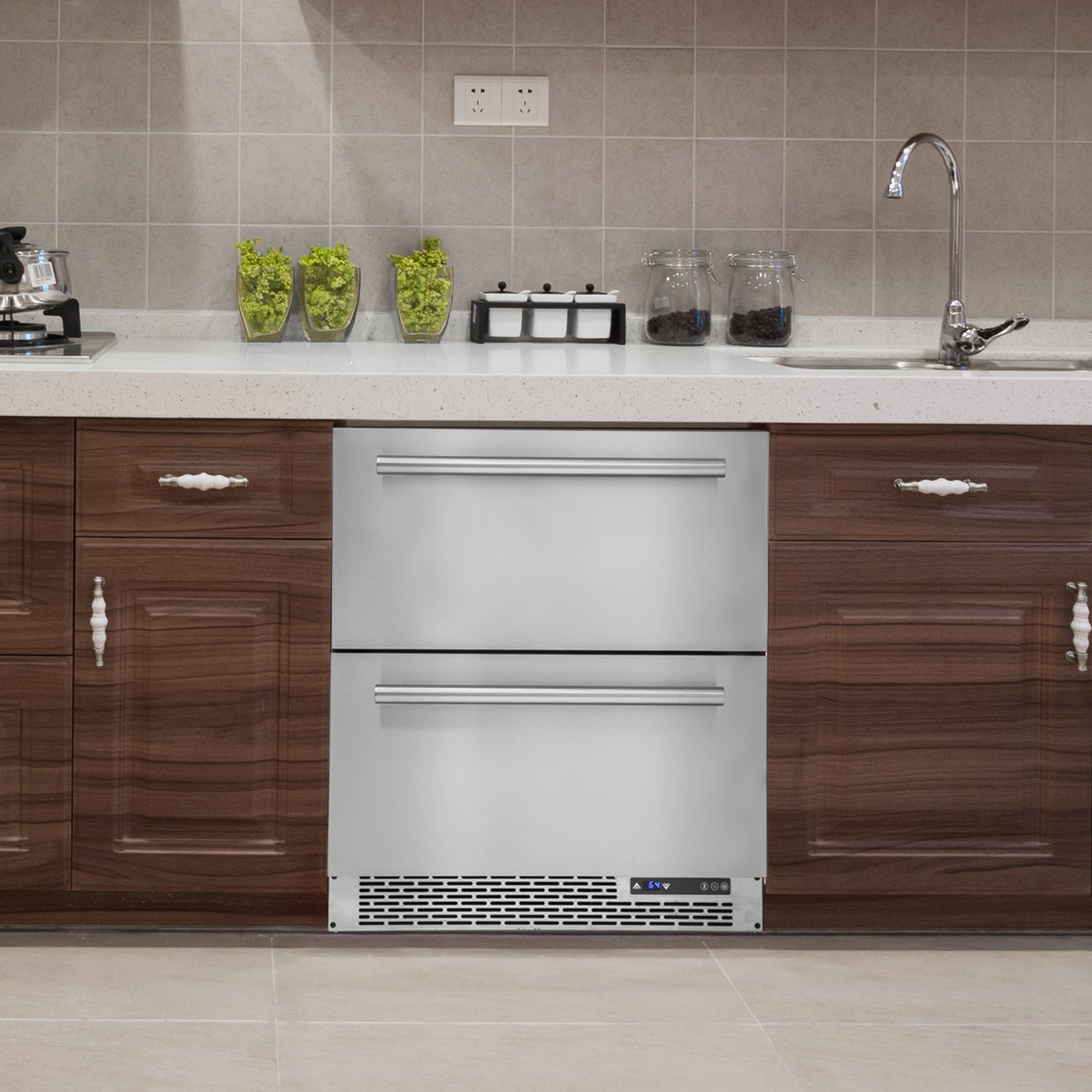 Forno Cologne 30" Stainless Steel Drawer Freezer FDRBI1876-30 I Luxury Appliances Direct