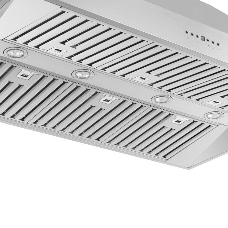 Forno Coppito 48" Island Range Hood in Stainless Steel, FRHIS5129-48 I Luxury Appliances Direct