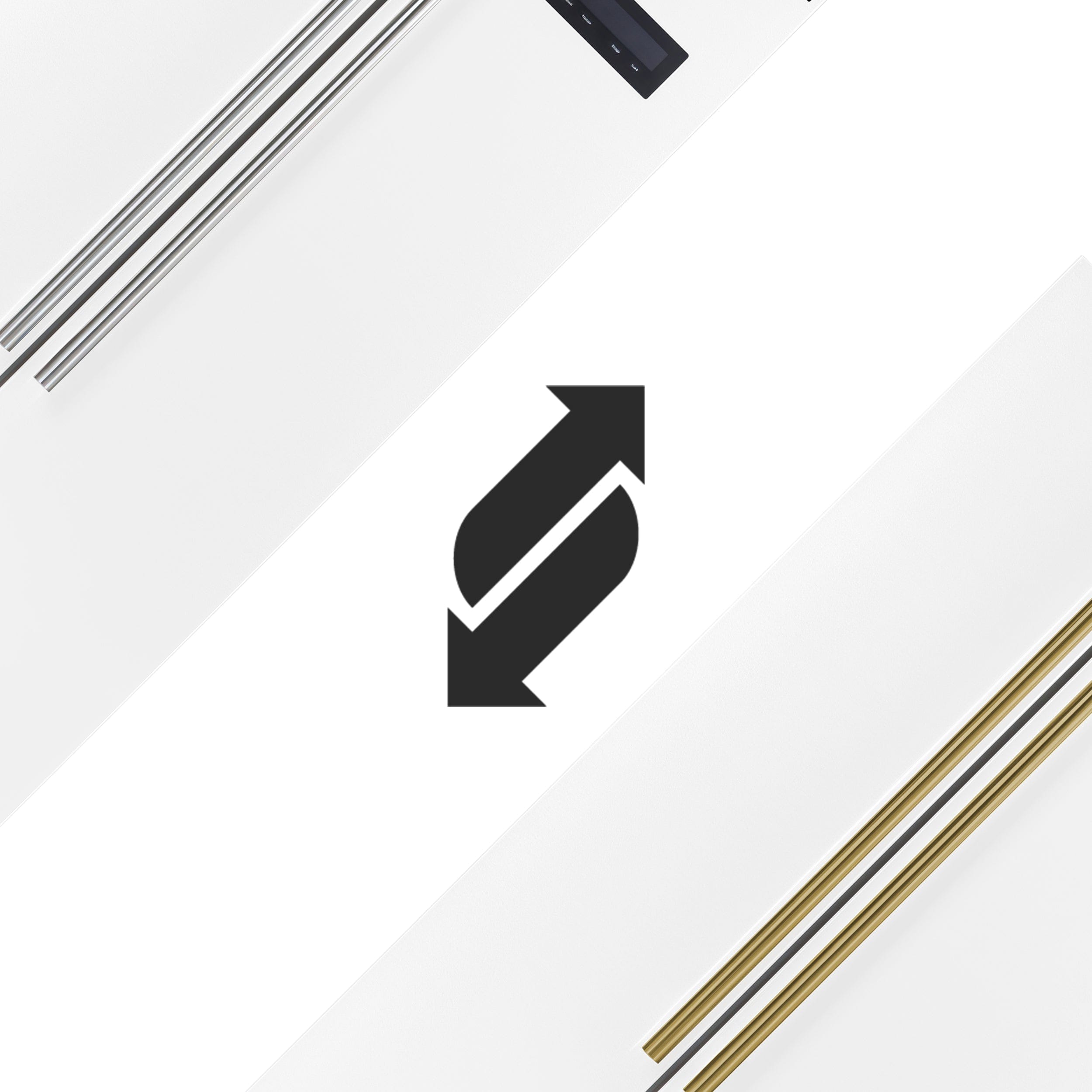 Forno Salerno Espresso 33" 15.6 cu. ft. Refrigerator in White with Antique Brass Handles, FFRBI1805-33WHT I Luxury Appliances Direct