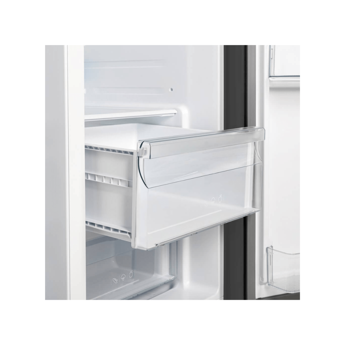 Forno Salerno Espresso 36" 20 Cu. Ft. Side-By-Side Refrigerator with Water and Ice Dispenser in Black with Antique Brass and Stainless Handles I Luxury Appliances Direct