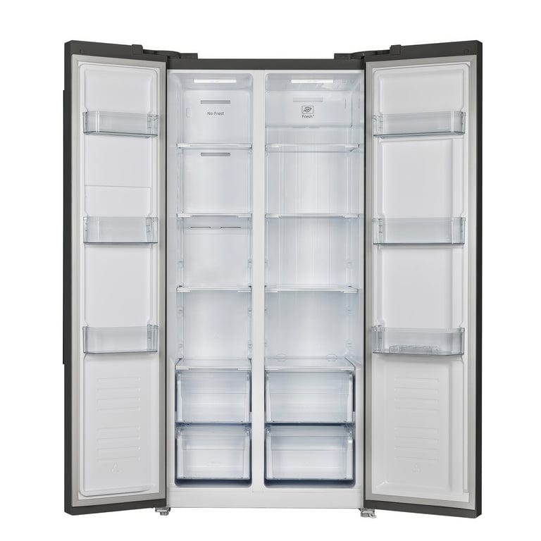 Forno Espresso Package - 30-Inch Electric Range, Range Hood and Refrigerator in Black AP-FFSEL6012-30BLK-S-A7 I Luxury Appliances Direct