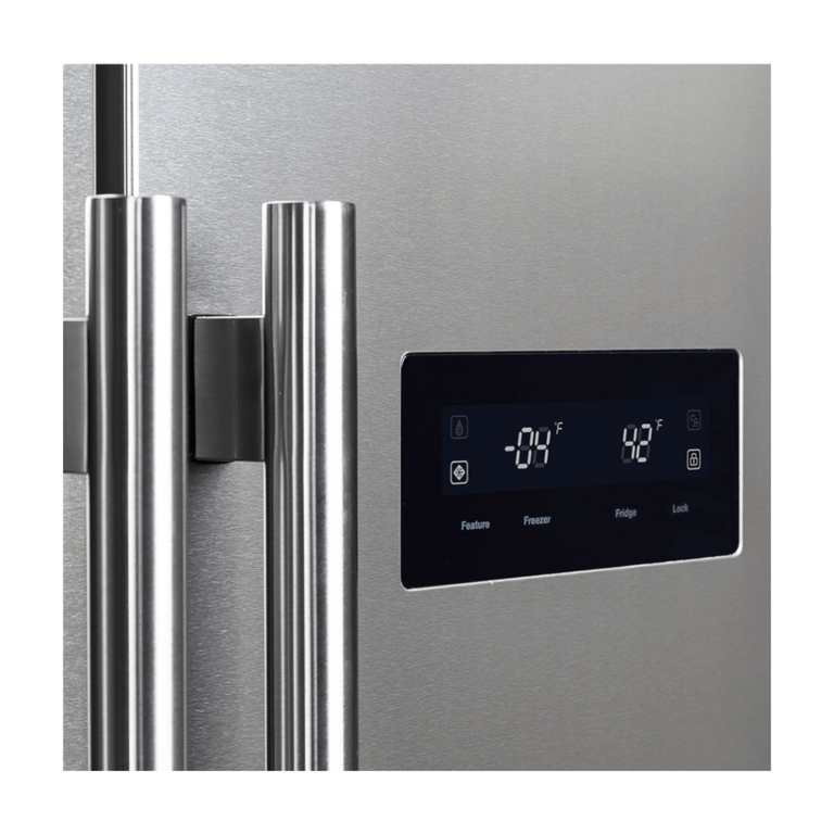 Forno Espresso Package - 30-Inch Electric Range, Range Hood and Refrigerator in Stainless Steel AP-FFSEL6012-30-S-A9 I Luxury Appliances Direct