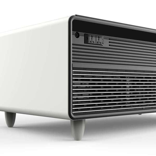 Forno Evoluto 51" White Smart Coffee Table Dual Refrigerator Drawers FCTFR7006-51WHT