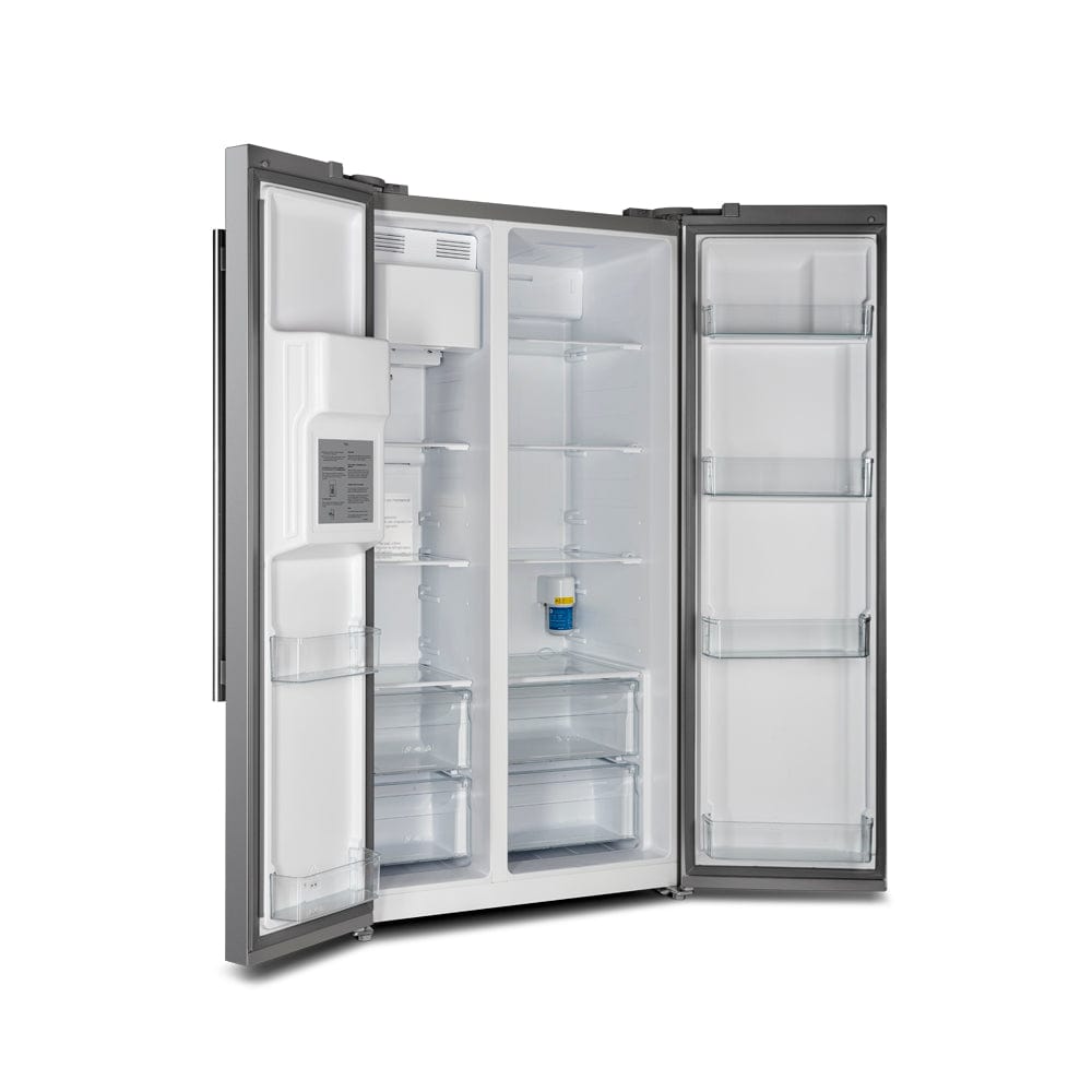Forno Fratta 36" Side-By-Side Refrigerator With Decorative Grill FFRBI1844-40SG I Luxury Appliances Direct