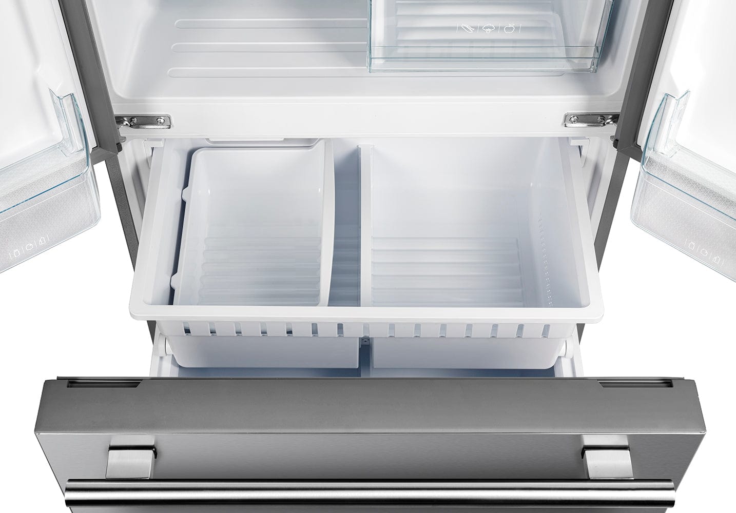 Forno Gallipoli 30" French Door Refrigerator FFFFD1974-31SB I Luxury Appliances Direct