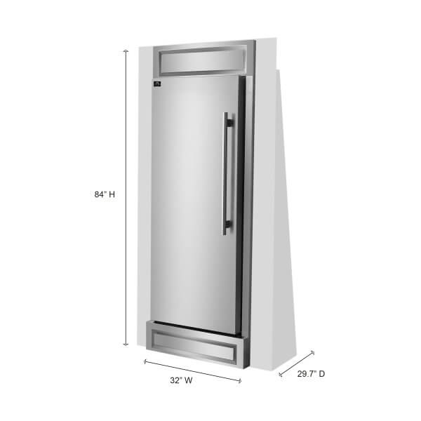 Forno Maderno 32" Left hinge Built-In Refrigerator Freezer FFFFD1722-32LS I Luxury Appliances Direct
