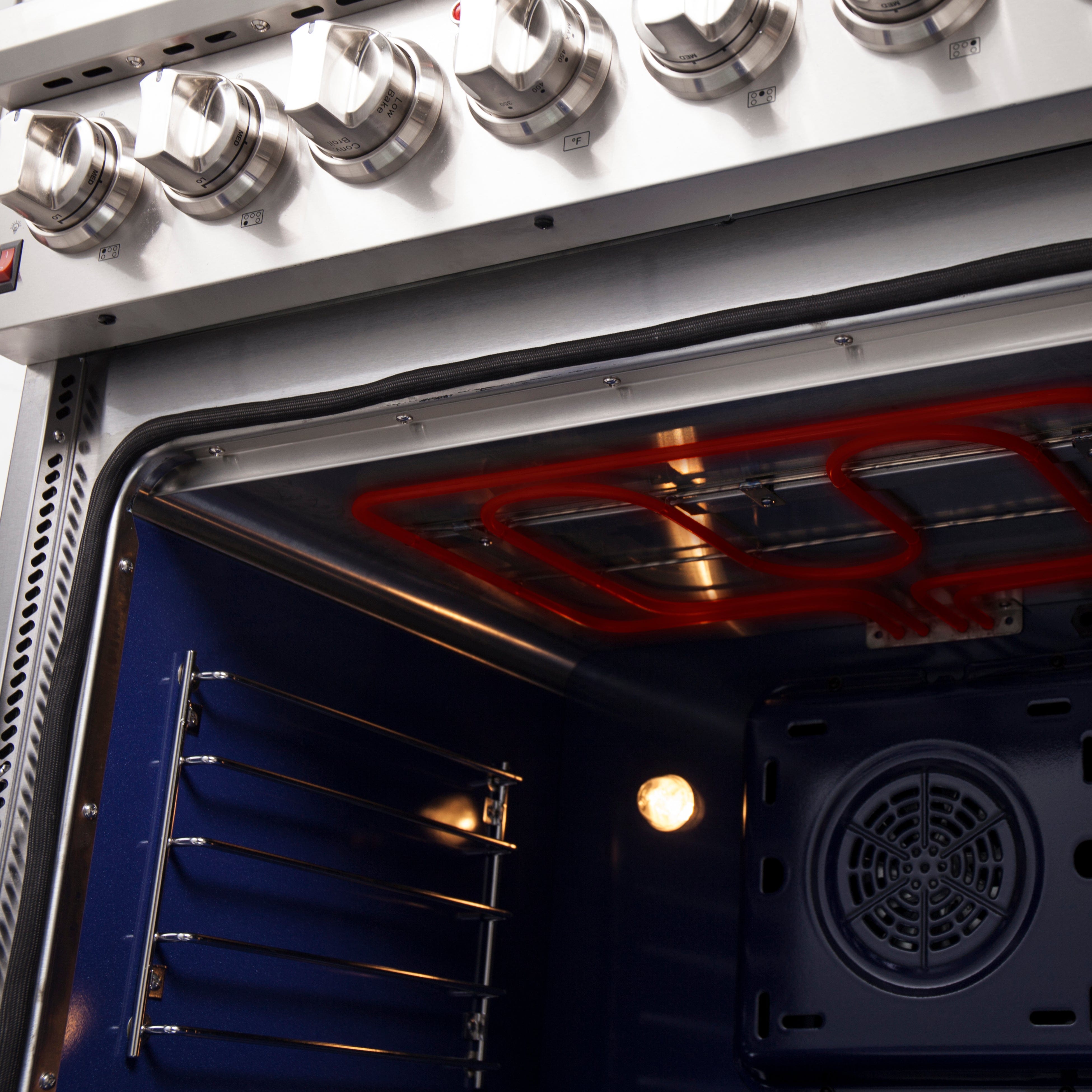 Forno Massimo 30" Freestanding Electric Range with 5 Elements, FFSEL6020-30 I Luxury Appliances Direct