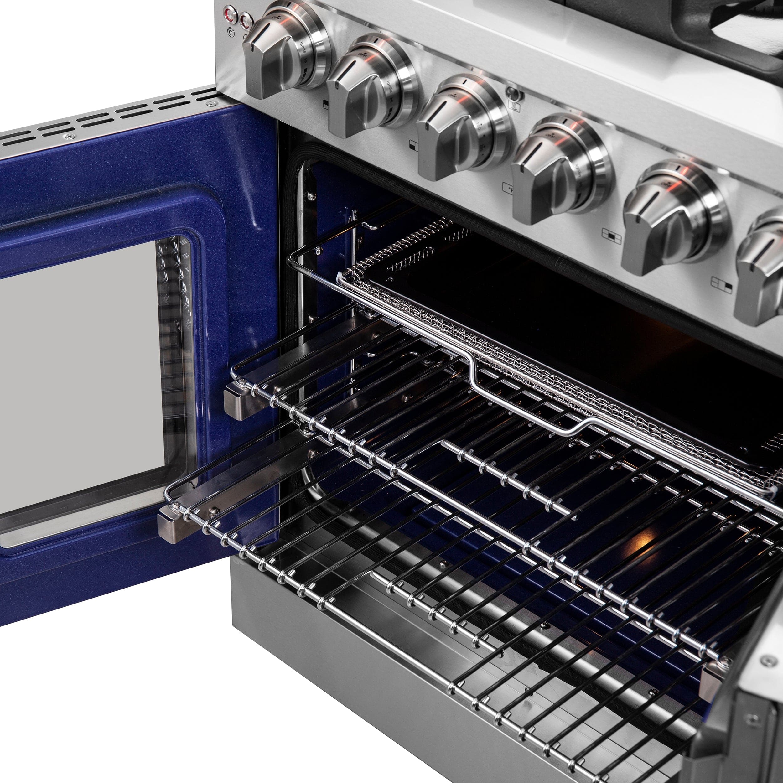 Forno Massimo 30" Freestanding French Door Gas Range with 5 Burners, FFSGS6439-30 I Luxury Appliances Direct