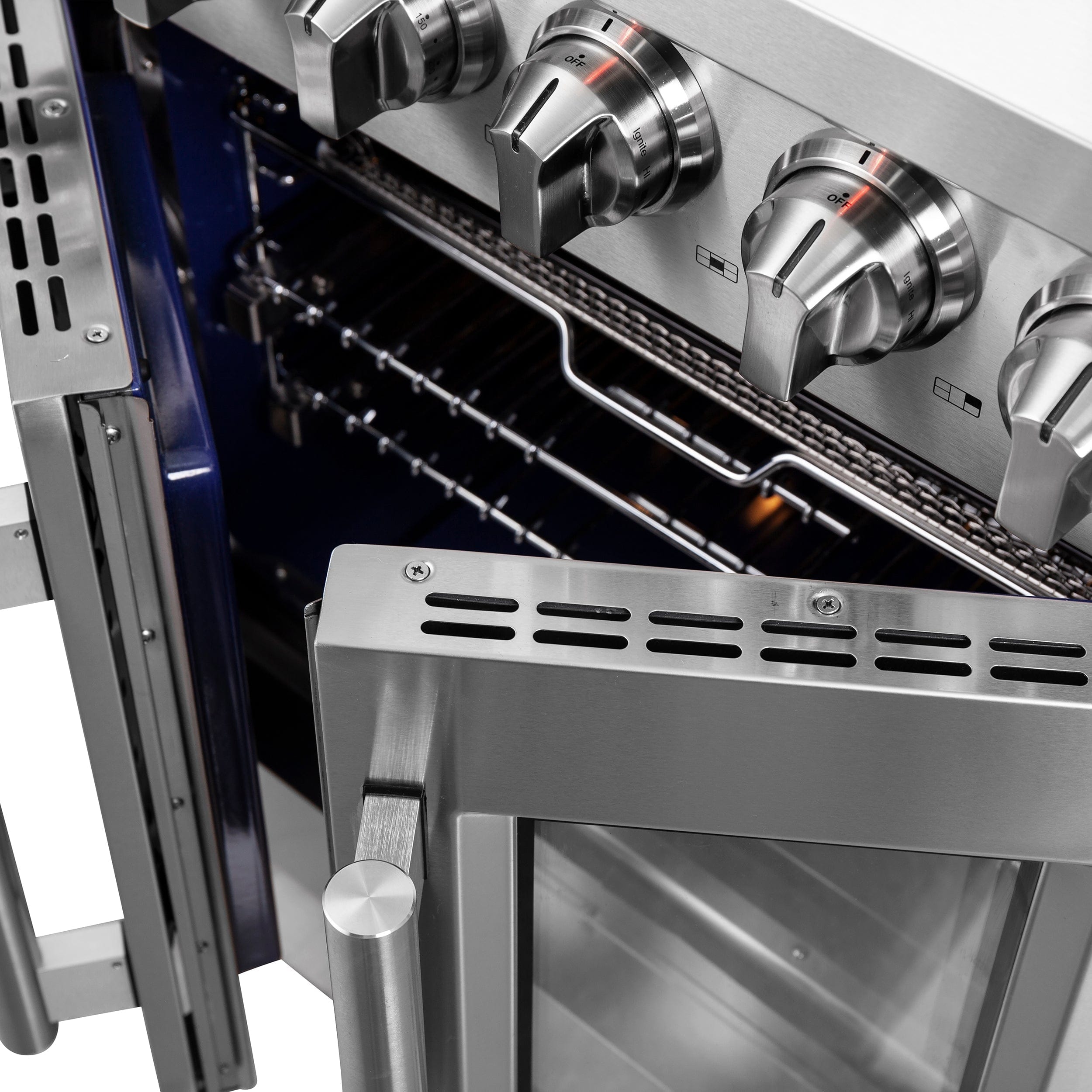 Forno Massimo 30" Freestanding French Door Gas Range with 5 Burners, FFSGS6439-30 I Luxury Appliances Direct